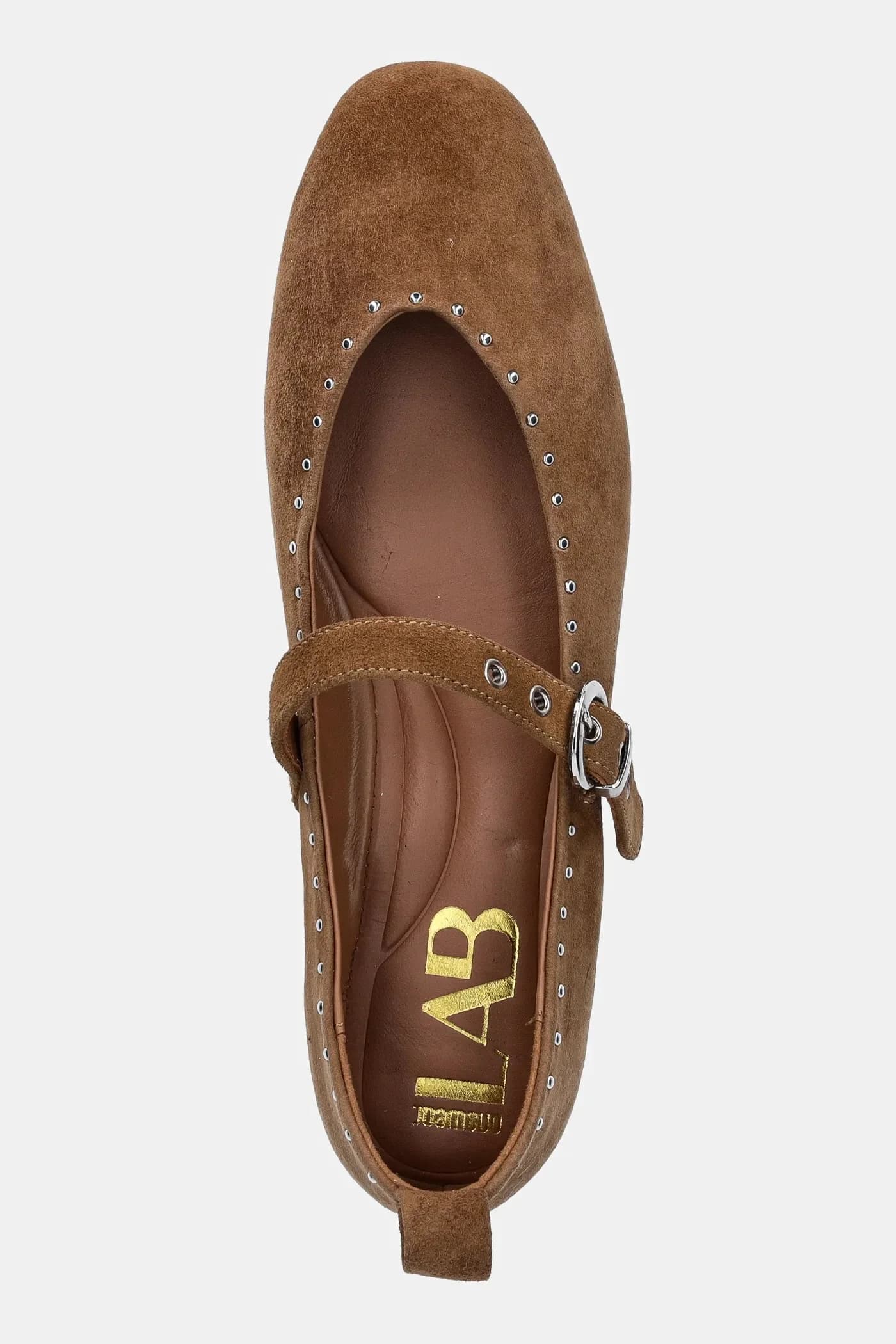 Замшевые балетки - фото 4