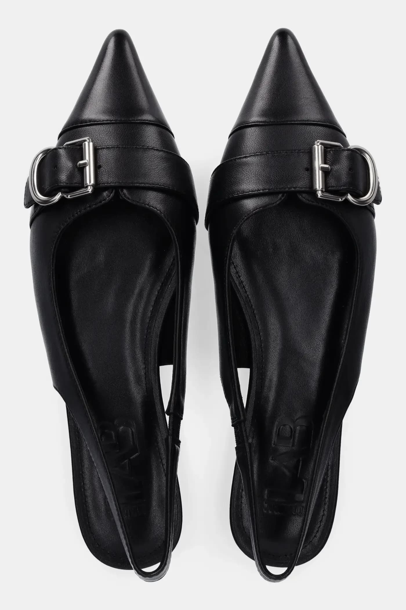 Кожаные балетки - фото 4