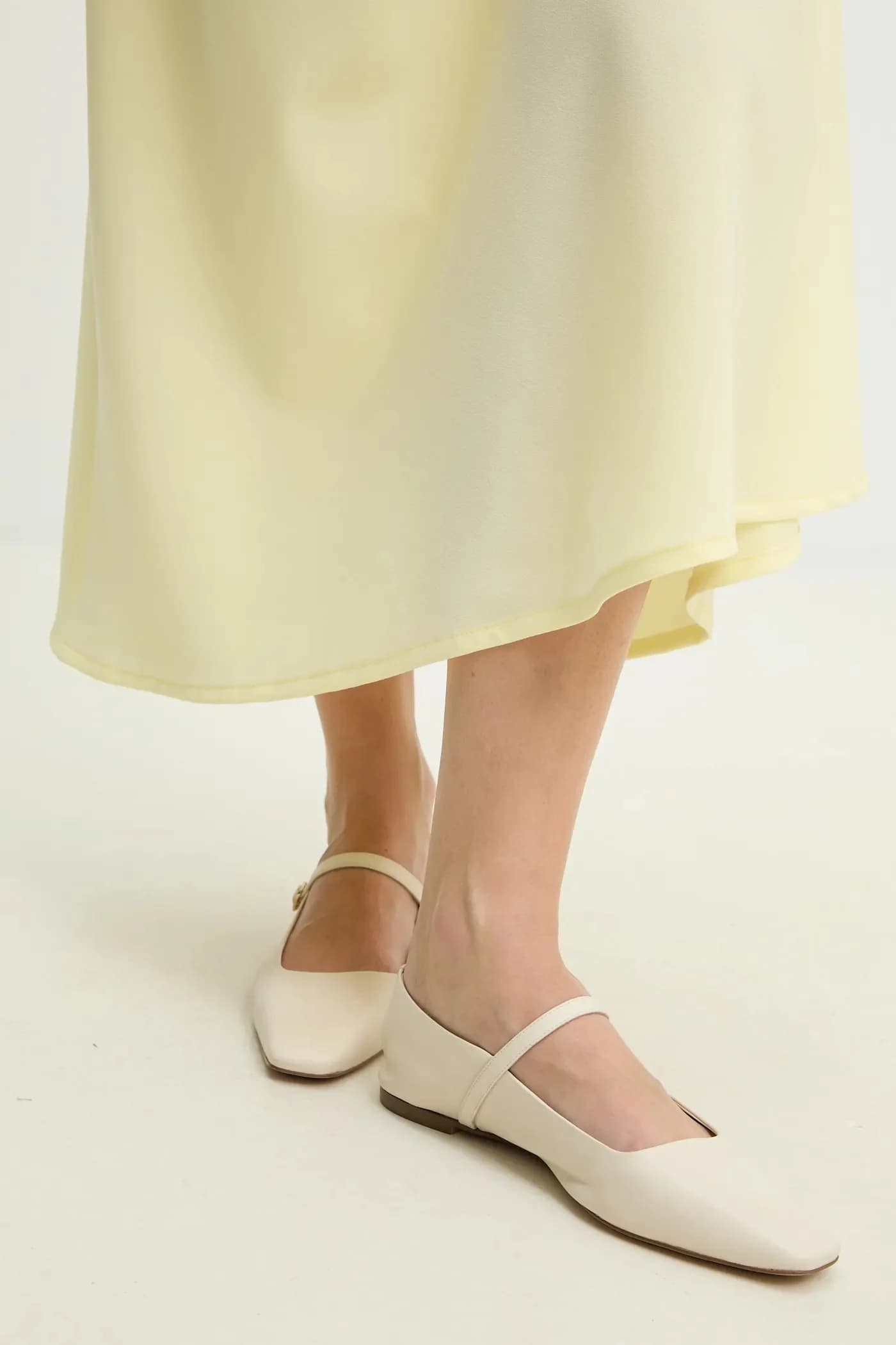 Кожаные балетки - фото 8