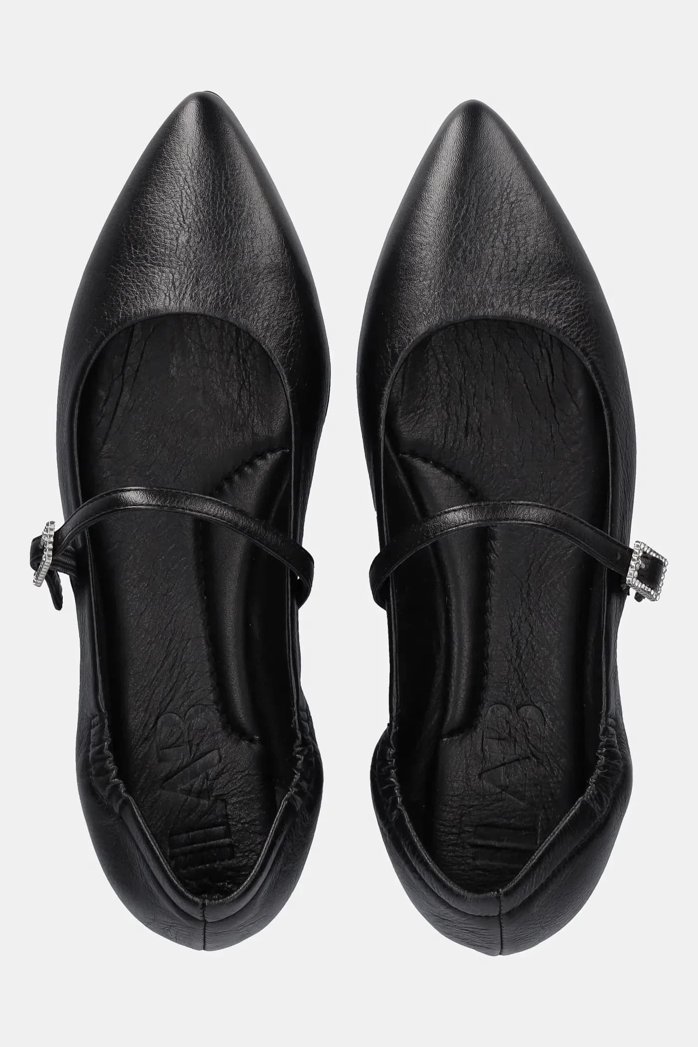 Кожаные балетки - фото 5