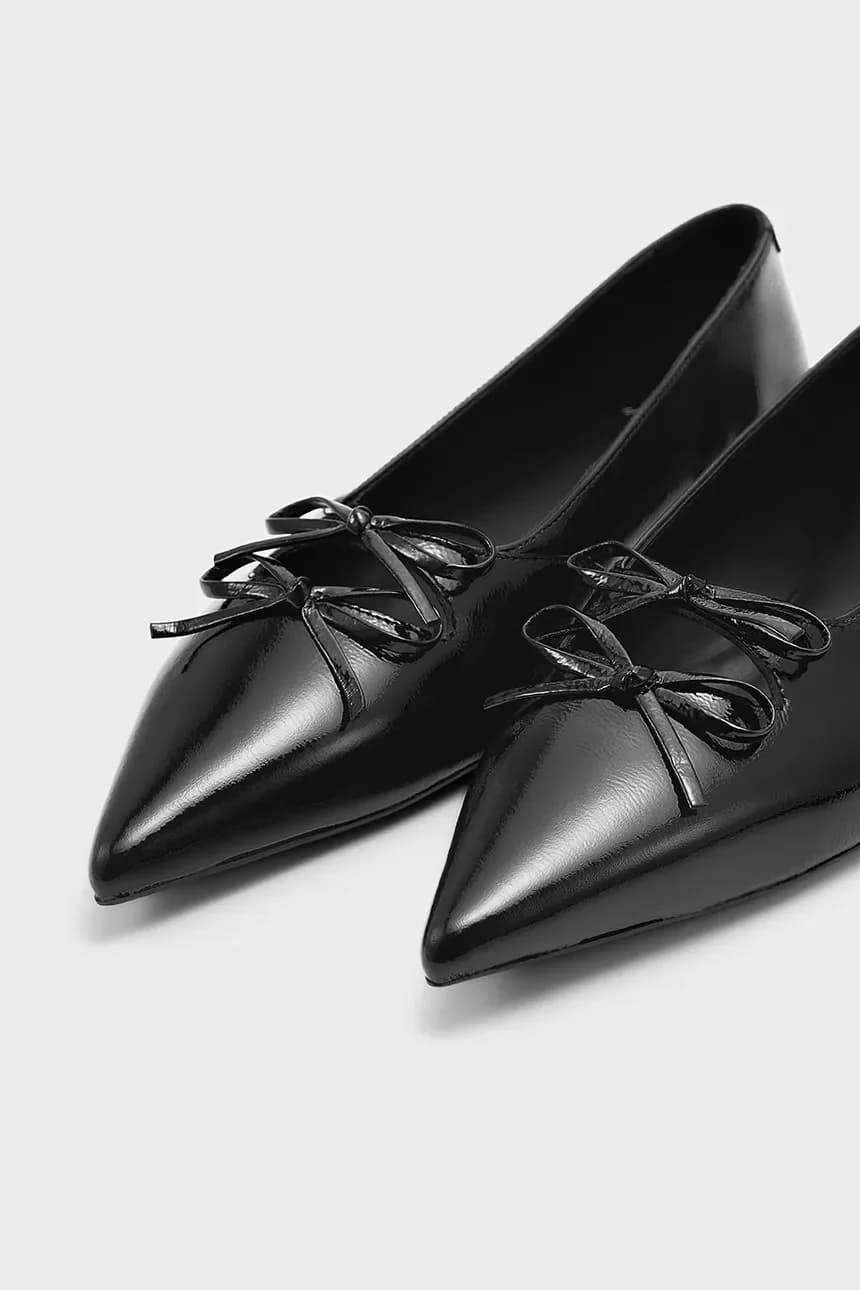 Кожаные балетки HERMINE - фото 4