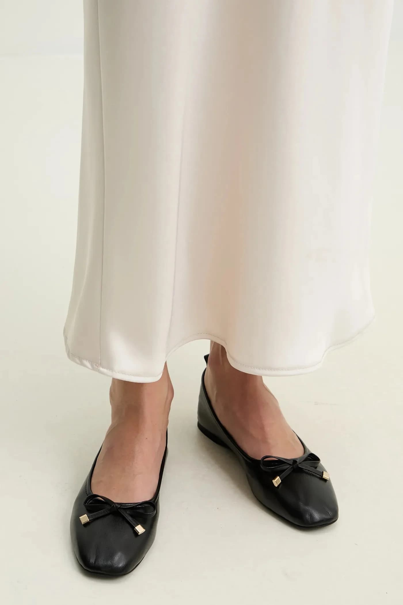 Кожаные балетки - фото 7