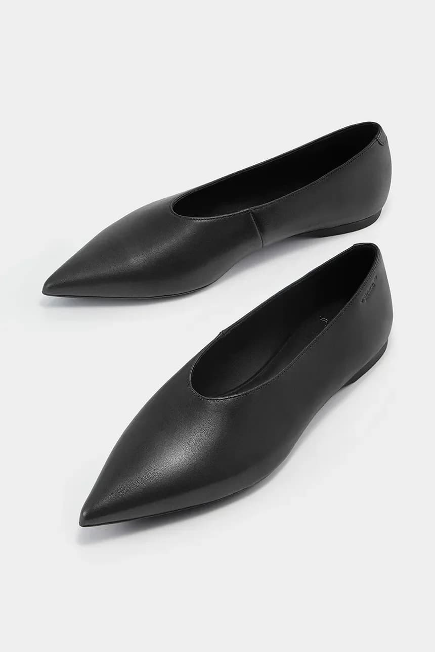 Кожаные балетки HERMINE - фото 6
