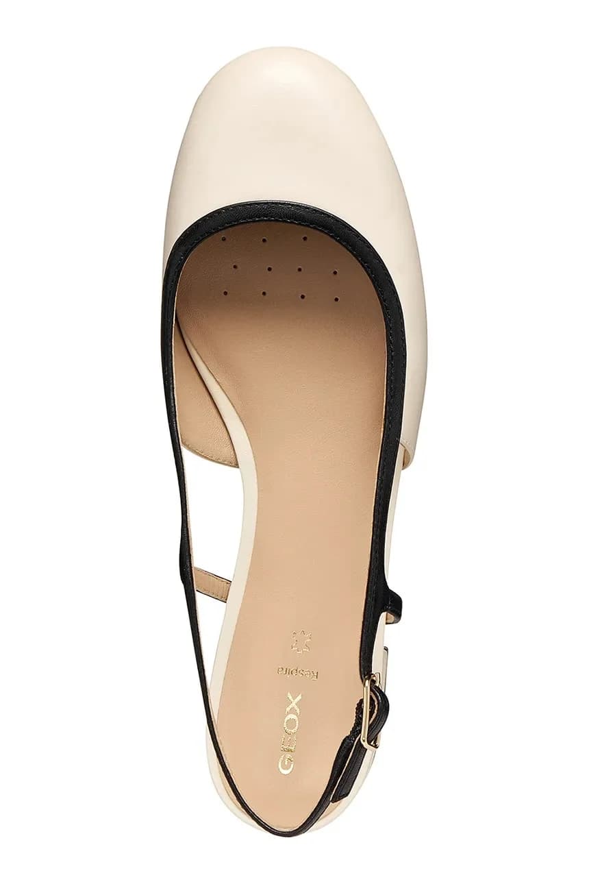 Кожаные балетки D VIRNLISA B - фото 5