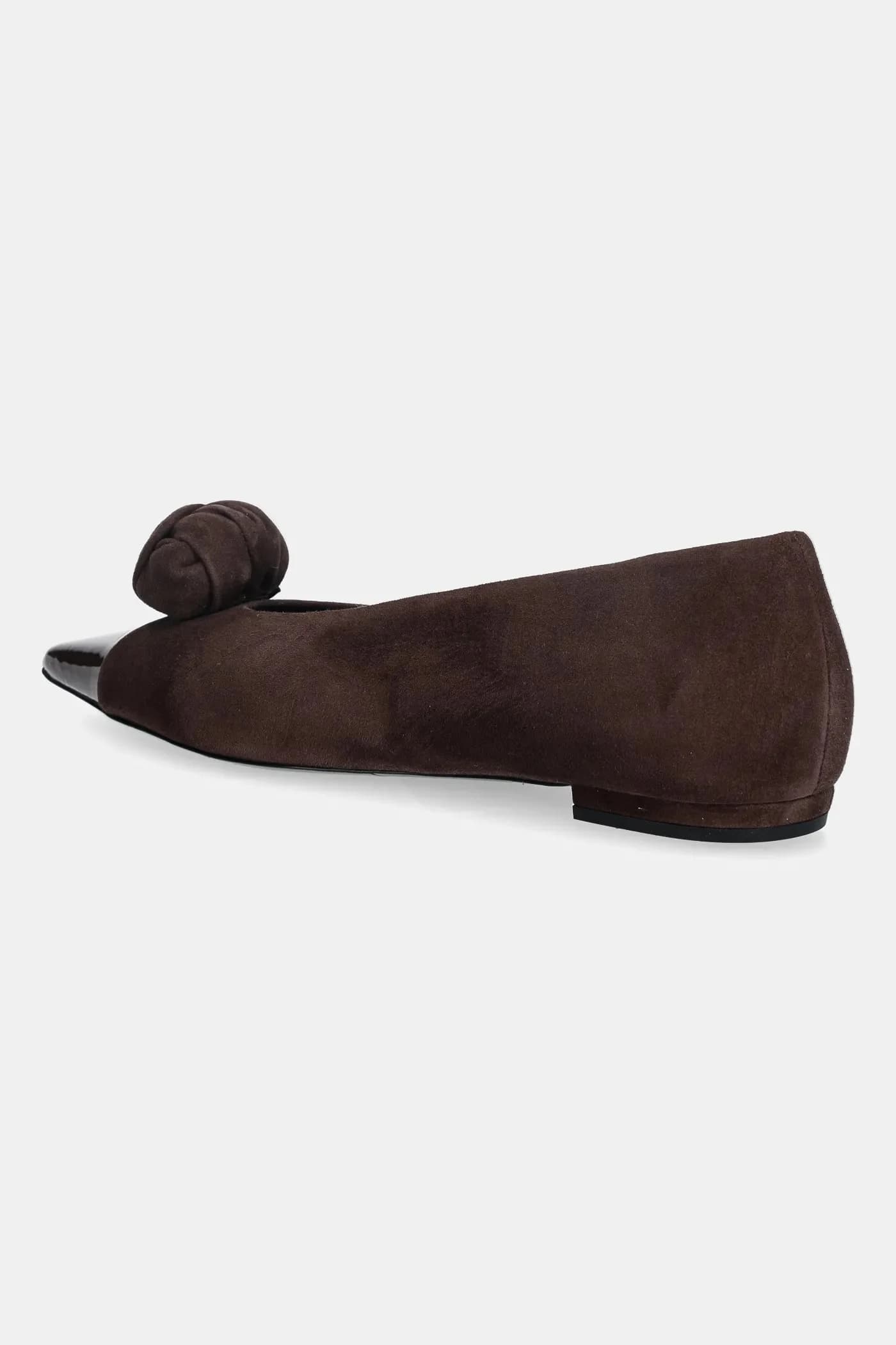 Замшевые балетки - фото 3