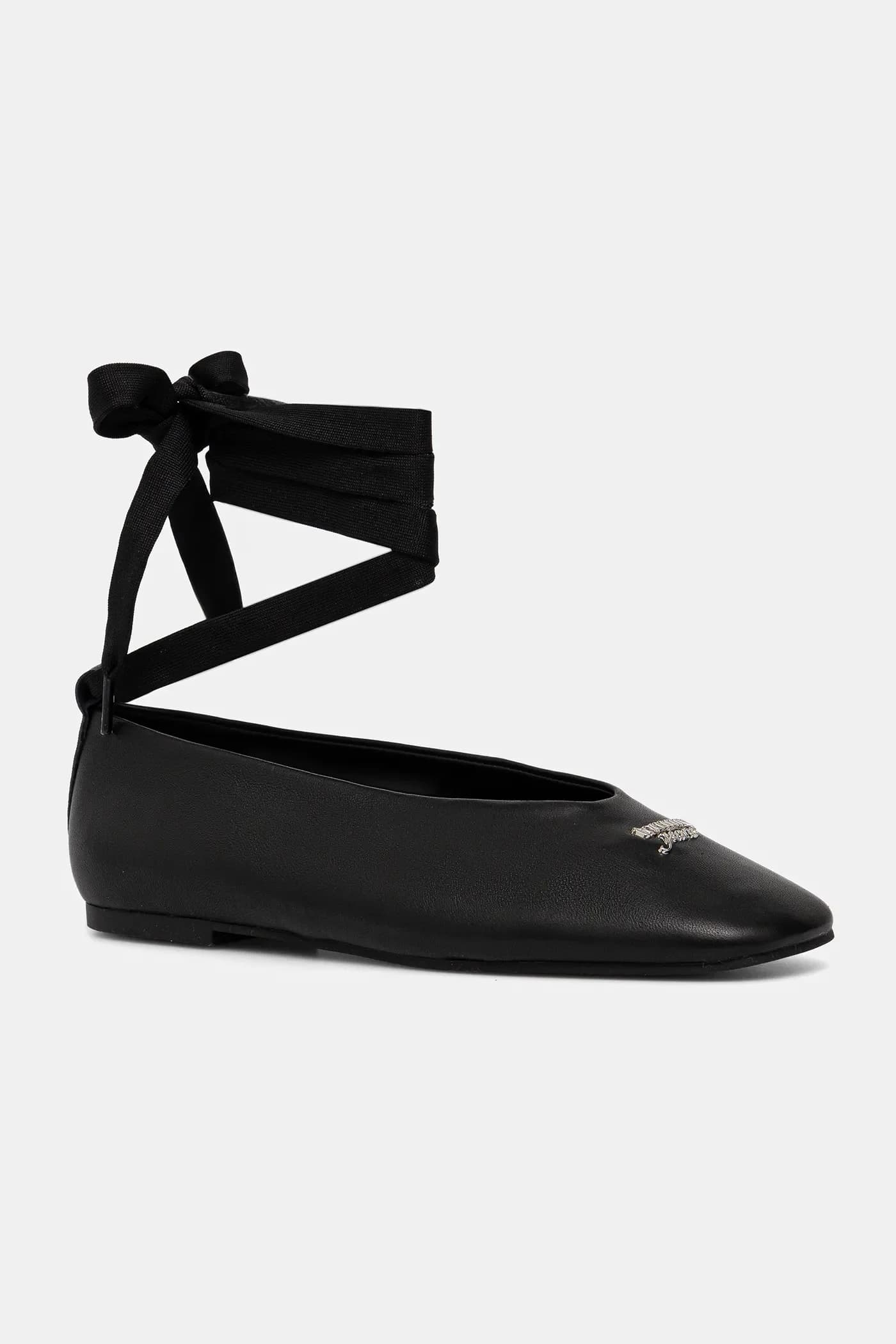 Кожаные балетки TJW BALLERINA СО ШНУРКАМИ