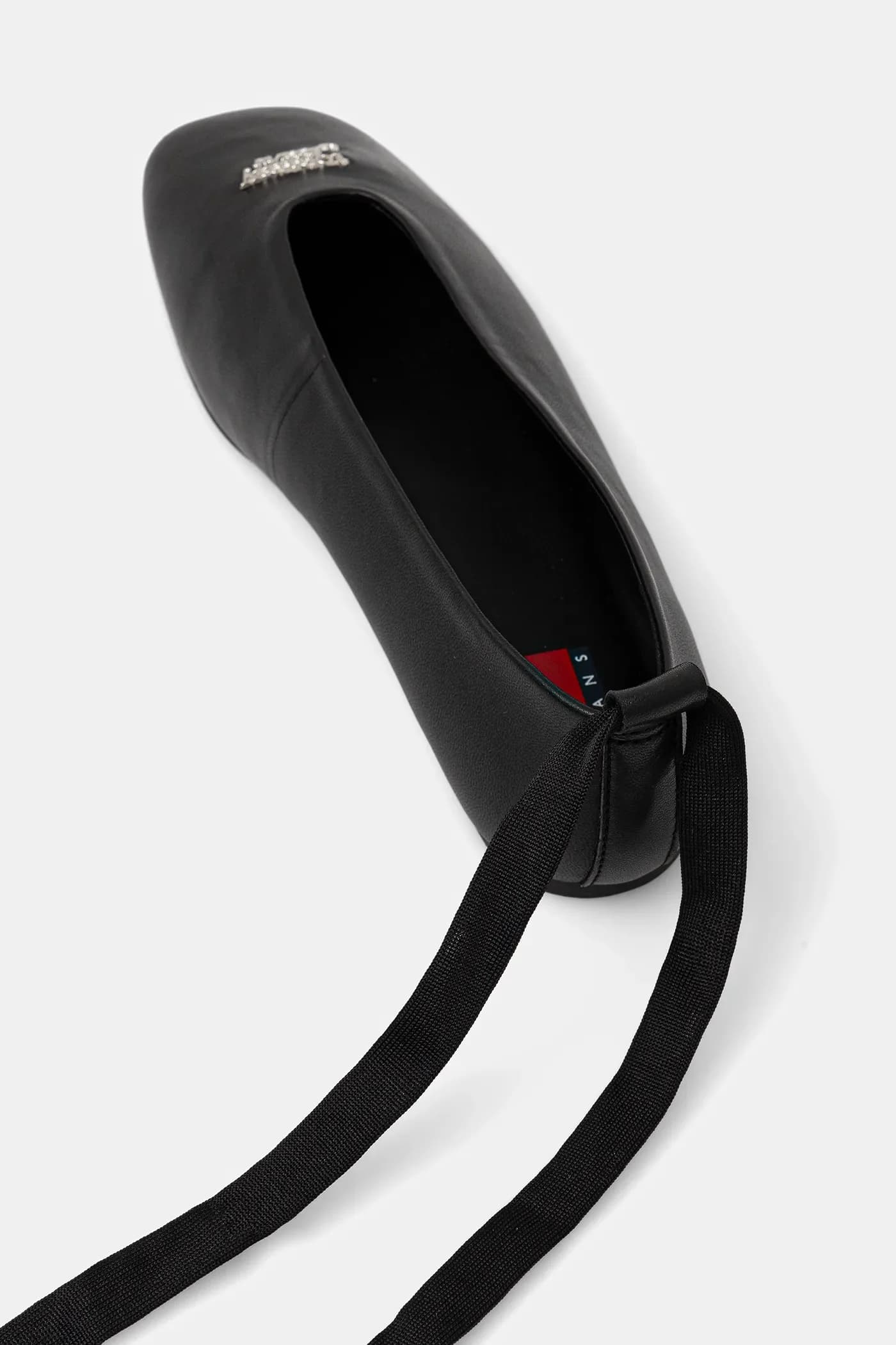 Кожаные балетки TJW BALLERINA СО ШНУРКАМИ - фото 3