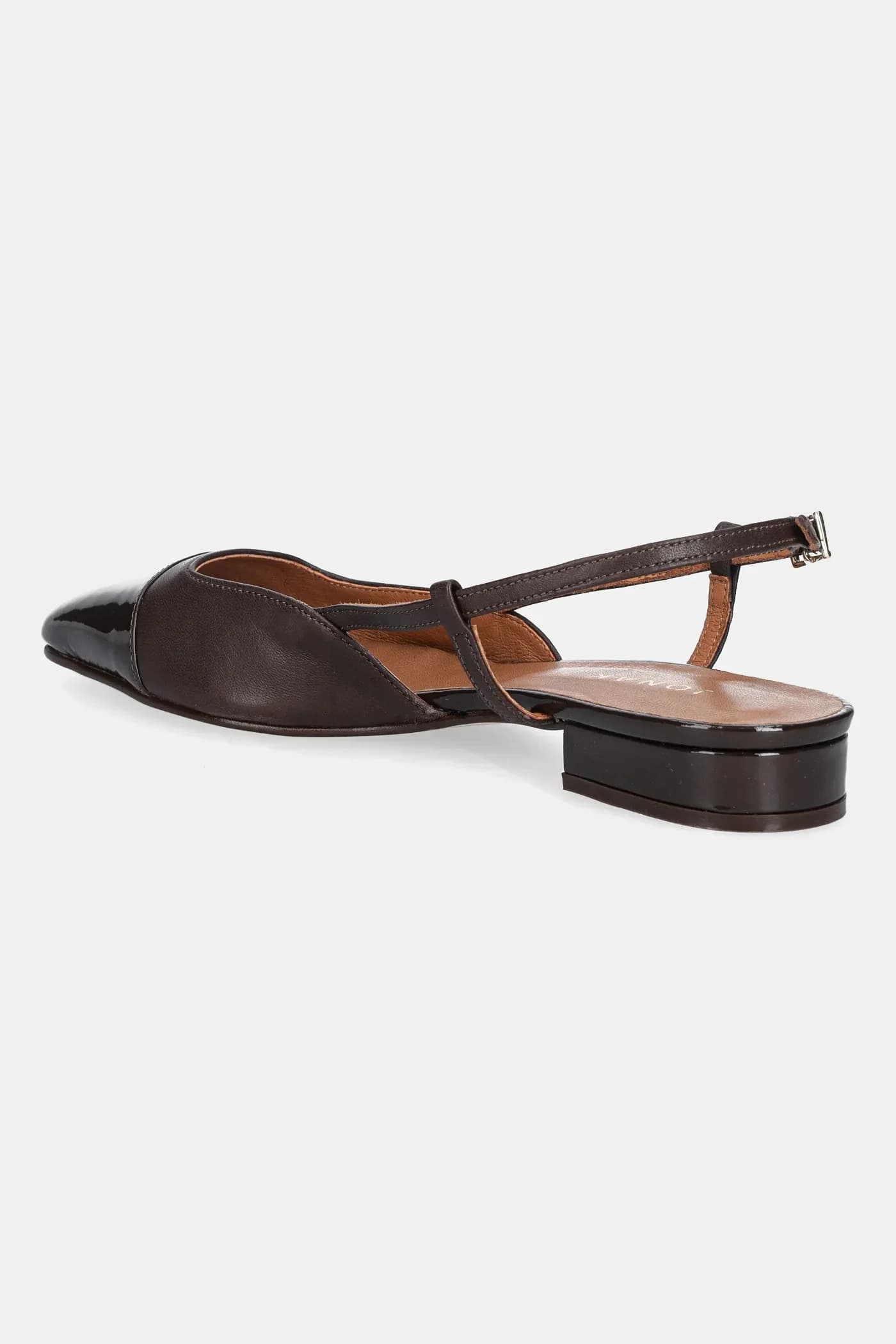 Кожаные балетки DHAPOU VERNIS CUIR - фото 3