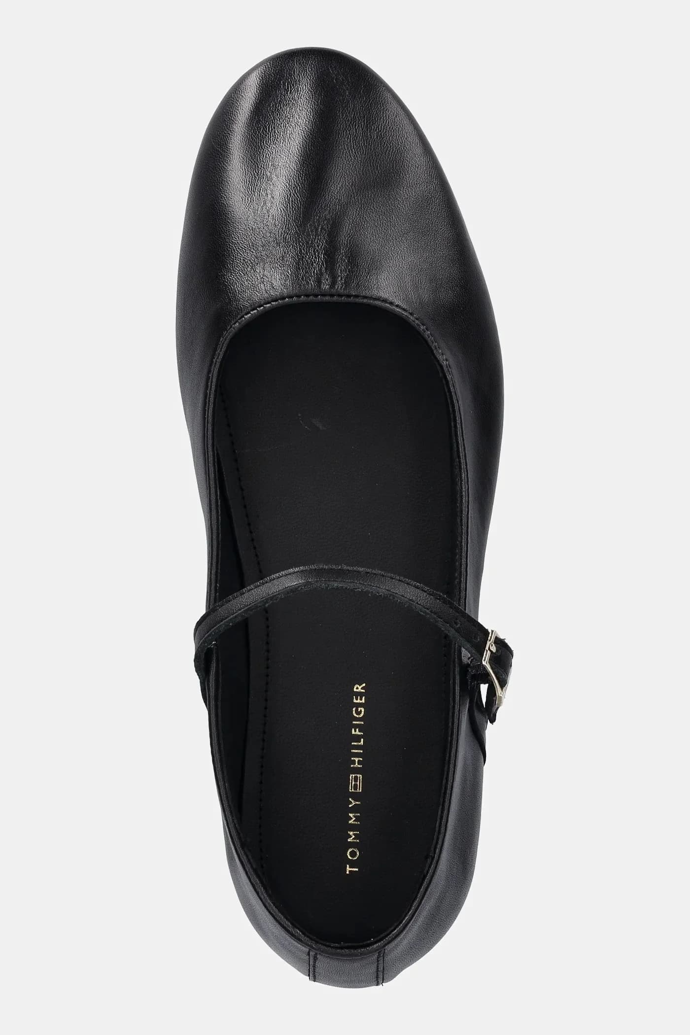 Гладкая кожа MARYJANE кожаные балетки - фото 4