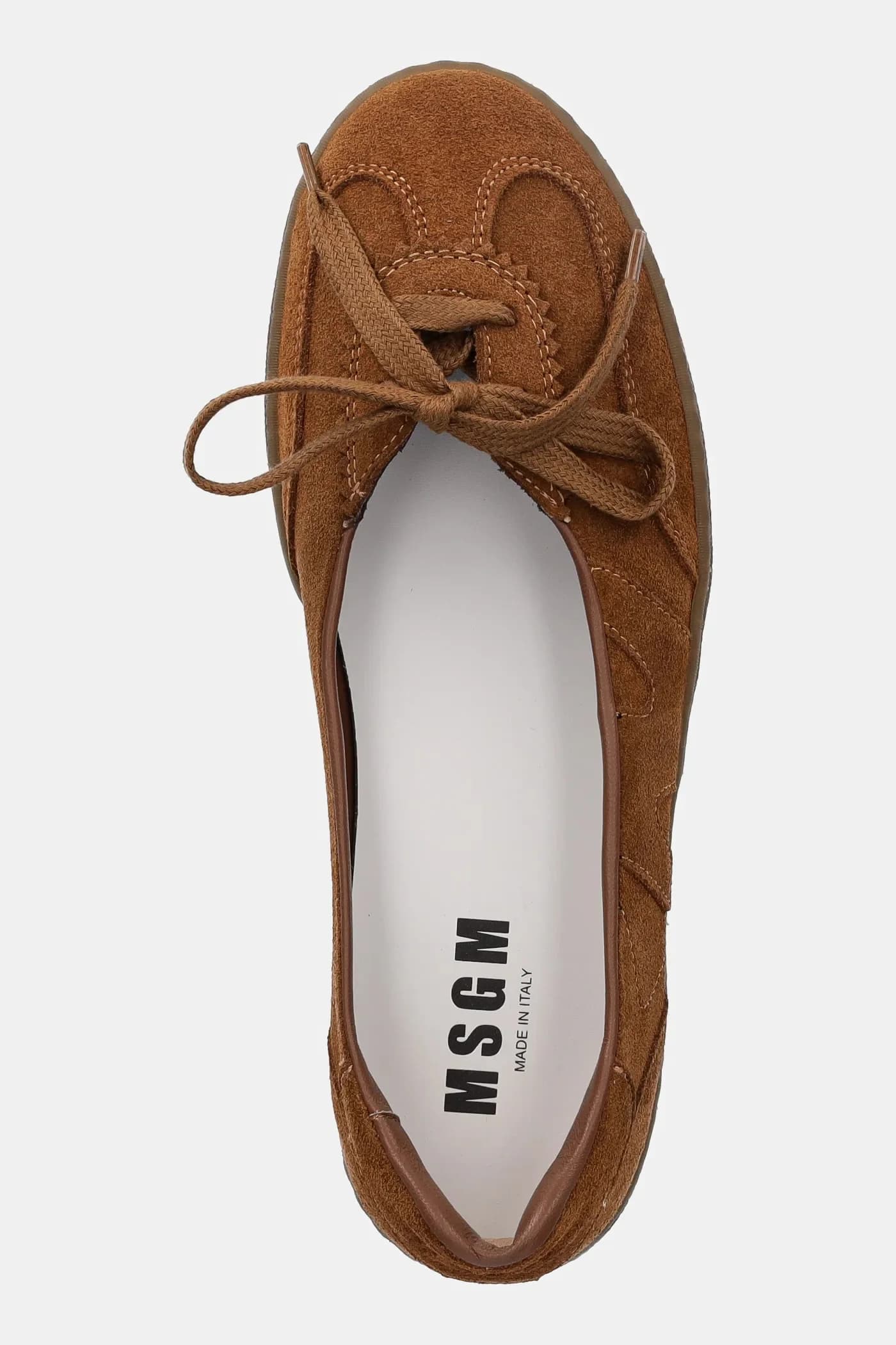 Замшевые балетки - фото 4