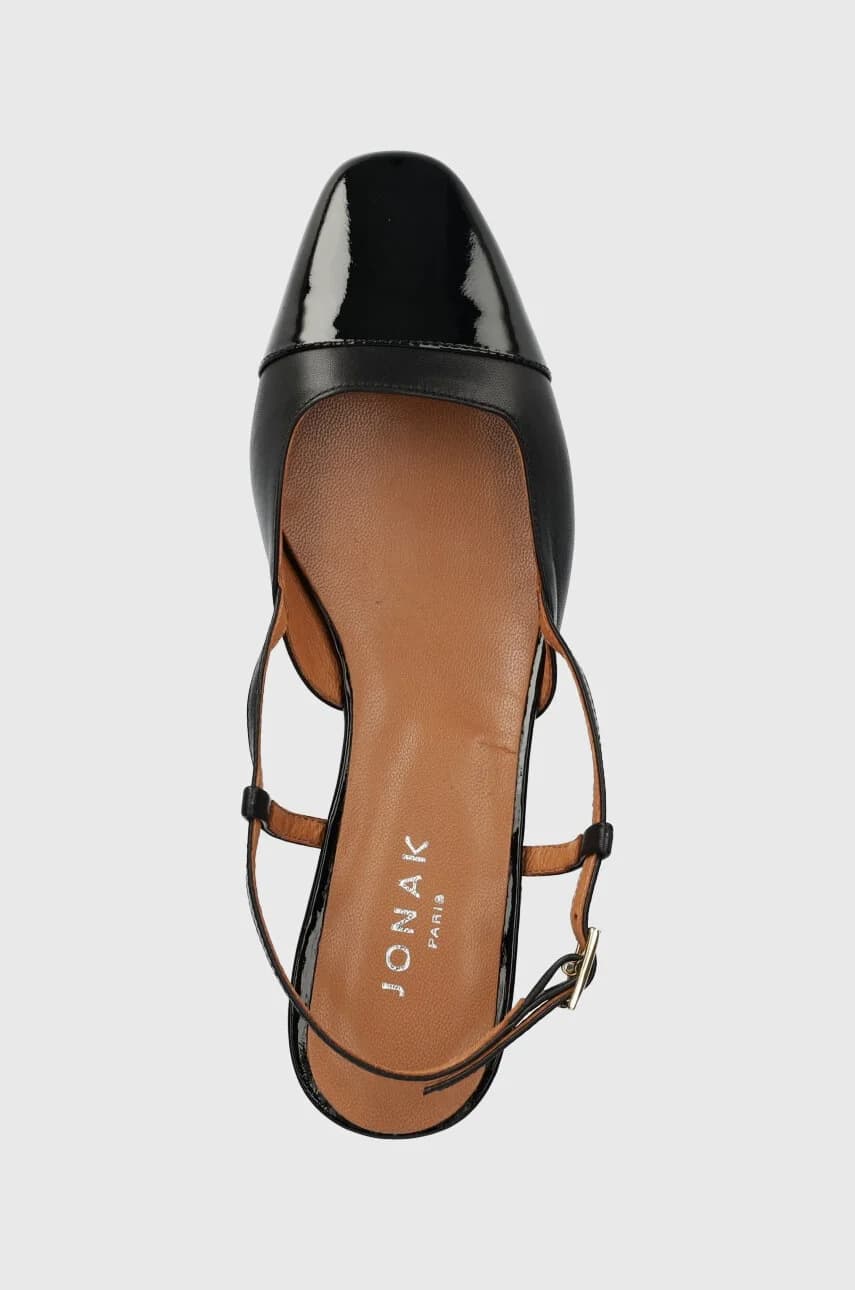 Кожаные балетки DHAPOU VERNIS CUIR - фото 4