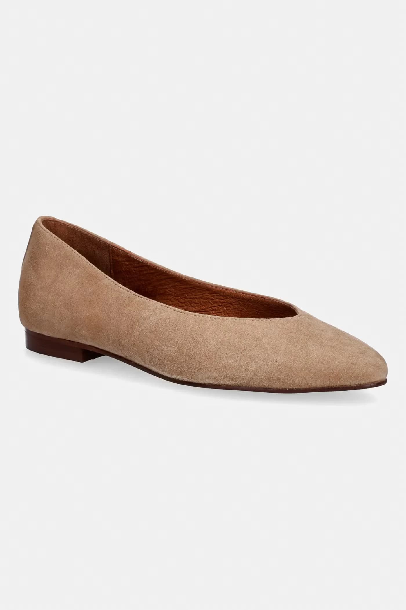 Замшевые балетки DASSUS VELOURS