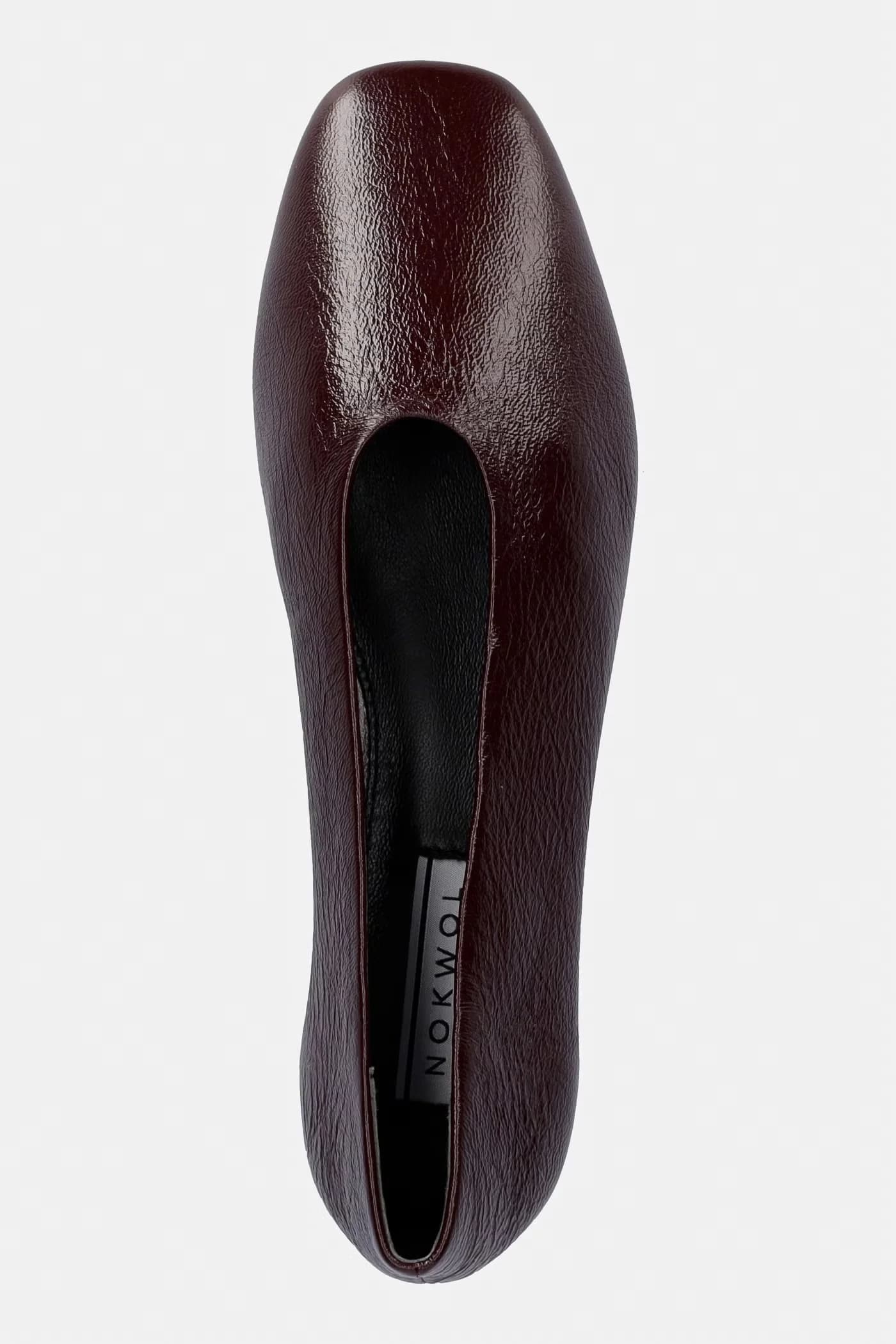 Кожаные балетки Арт - фото 4