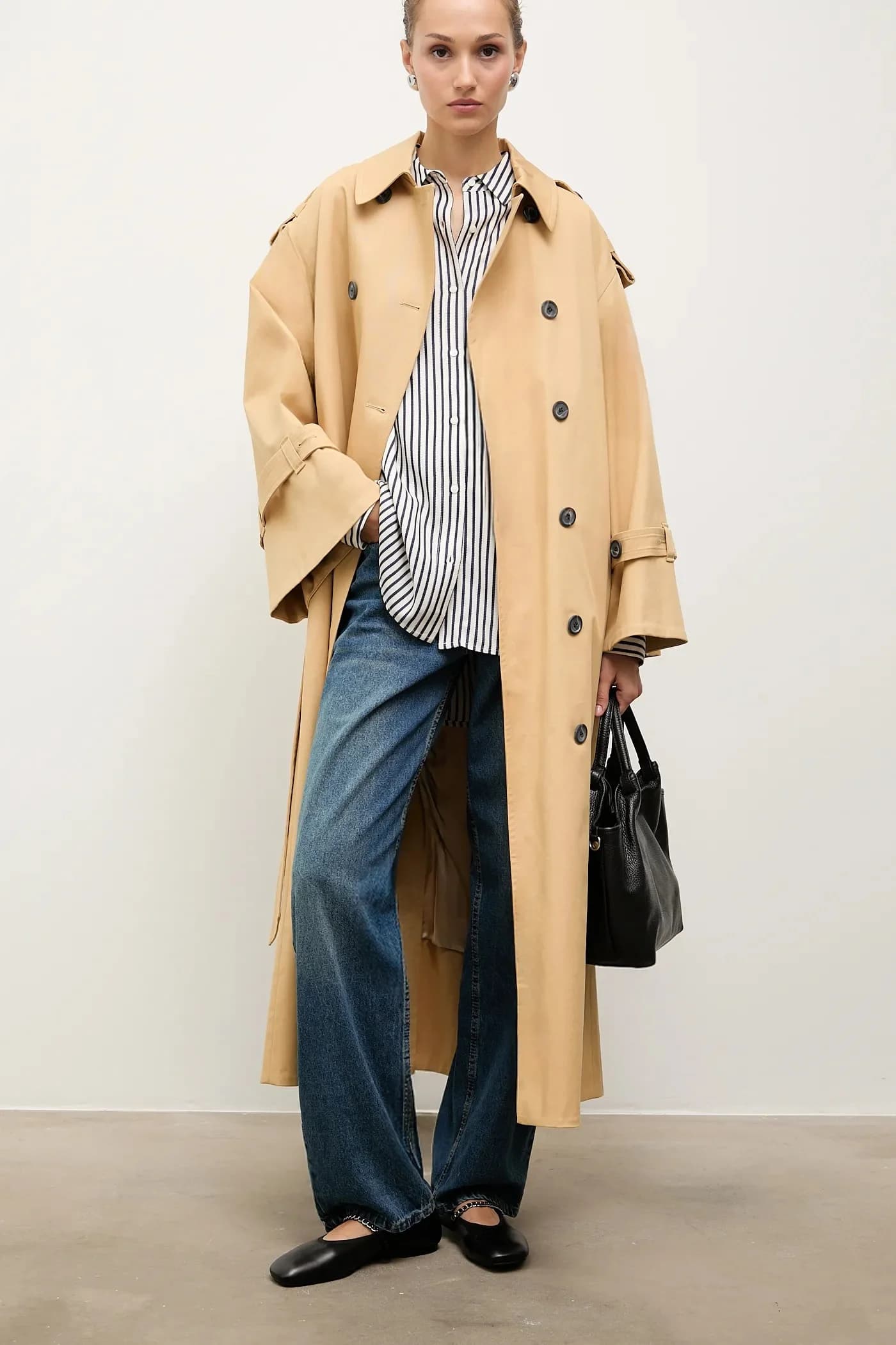 Кожаные балетки - фото 7