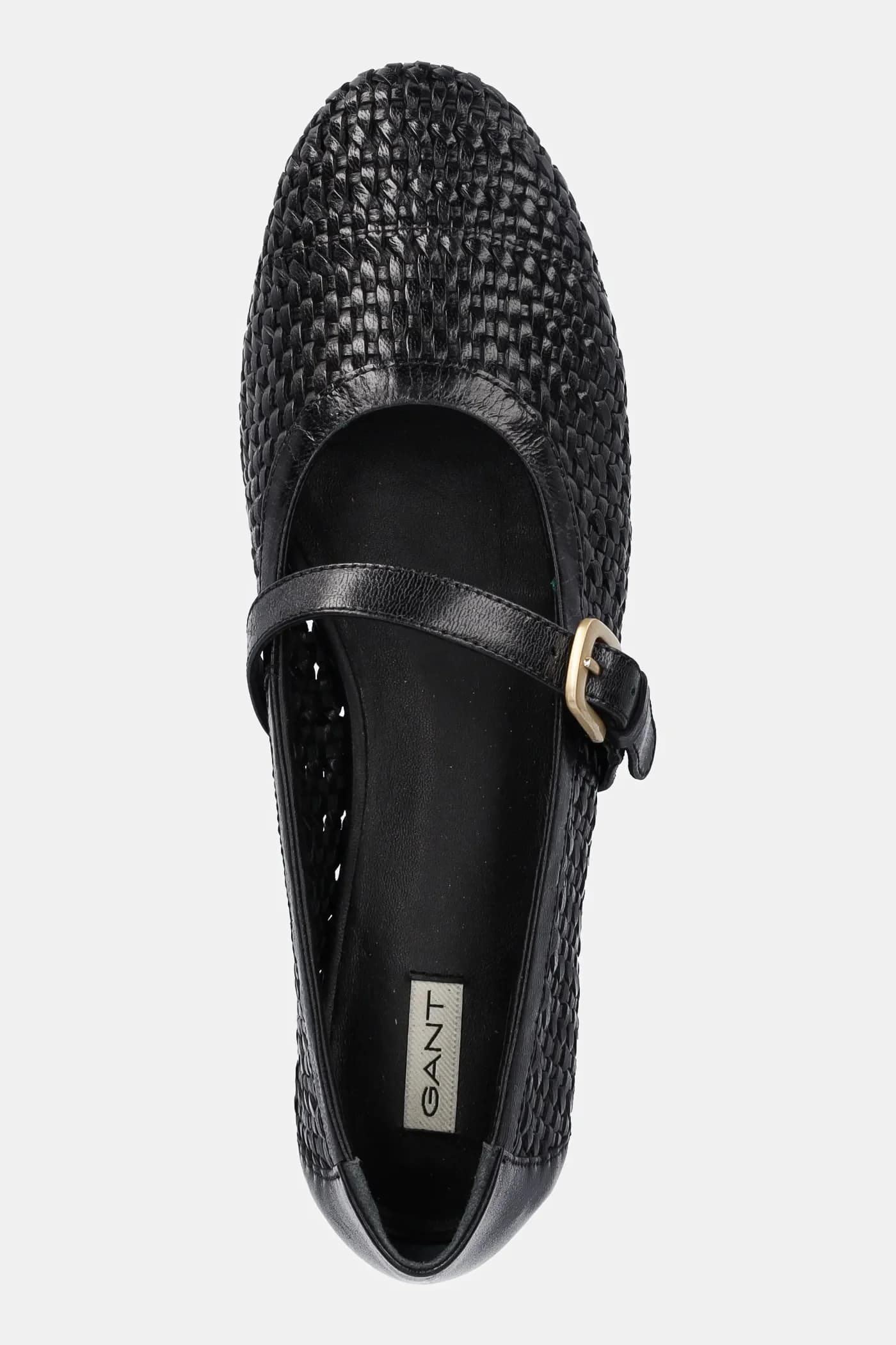 Кожаные балетки Chadii - фото 4