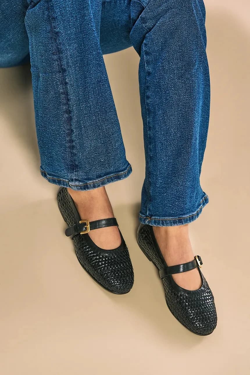 Кожаные балетки Chadii - фото 6