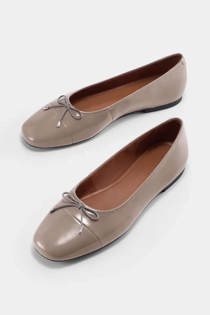 Кожаные балетки JOLIN - фото 4