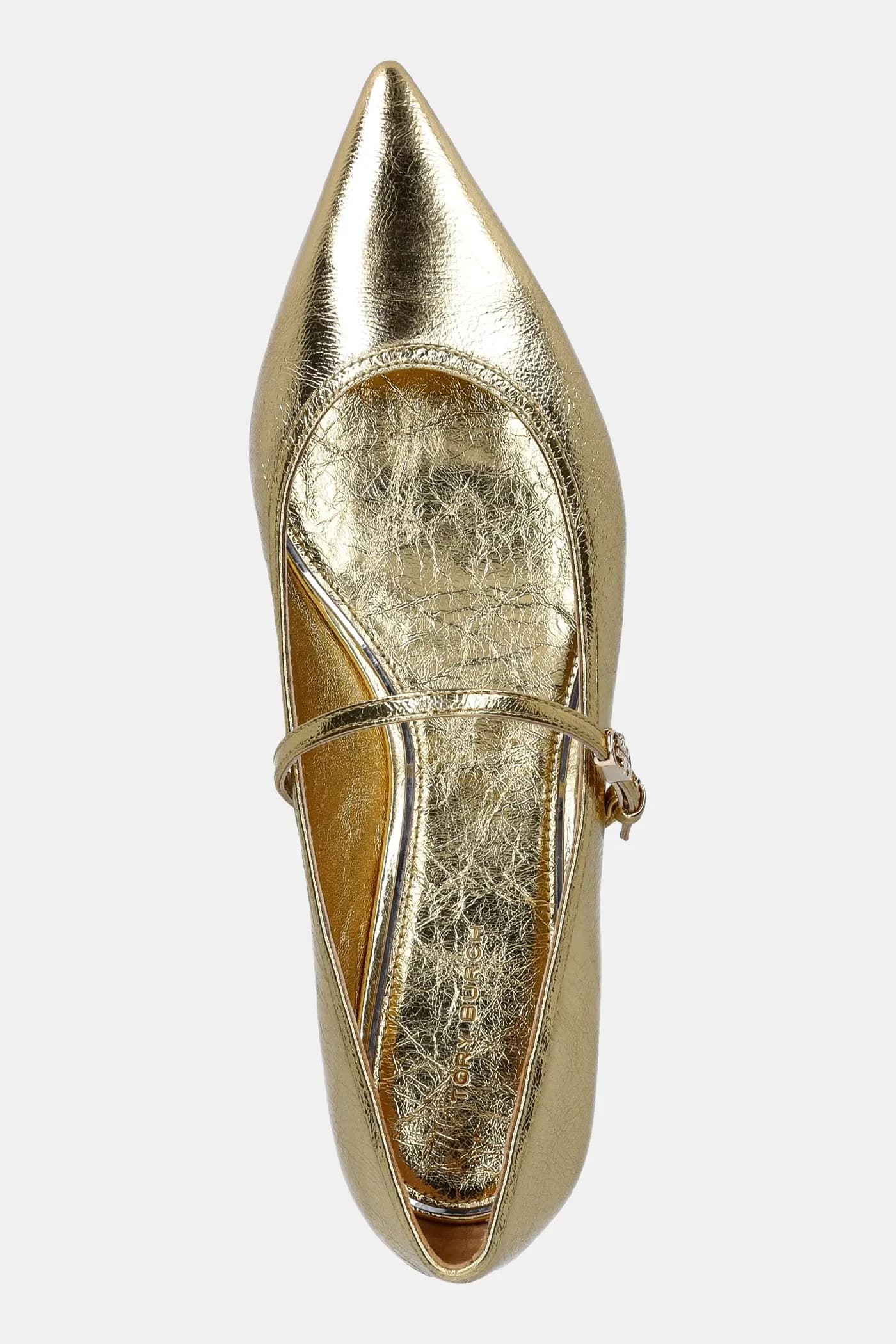 Кожаные балетки Mary Jane с двойной Т-пряжкой - фото 4