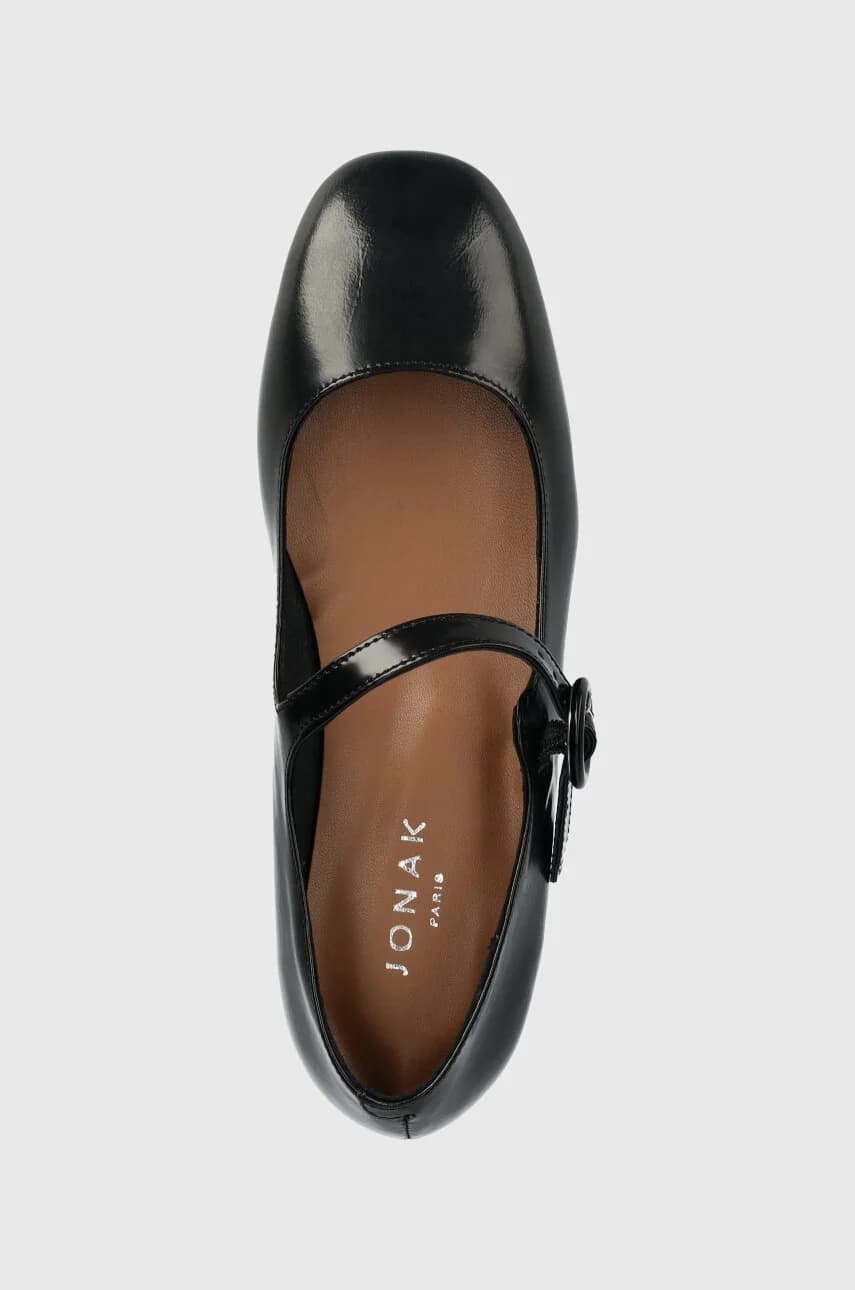 Кожаные балетки DAURINE CUIR GLACE - фото 4