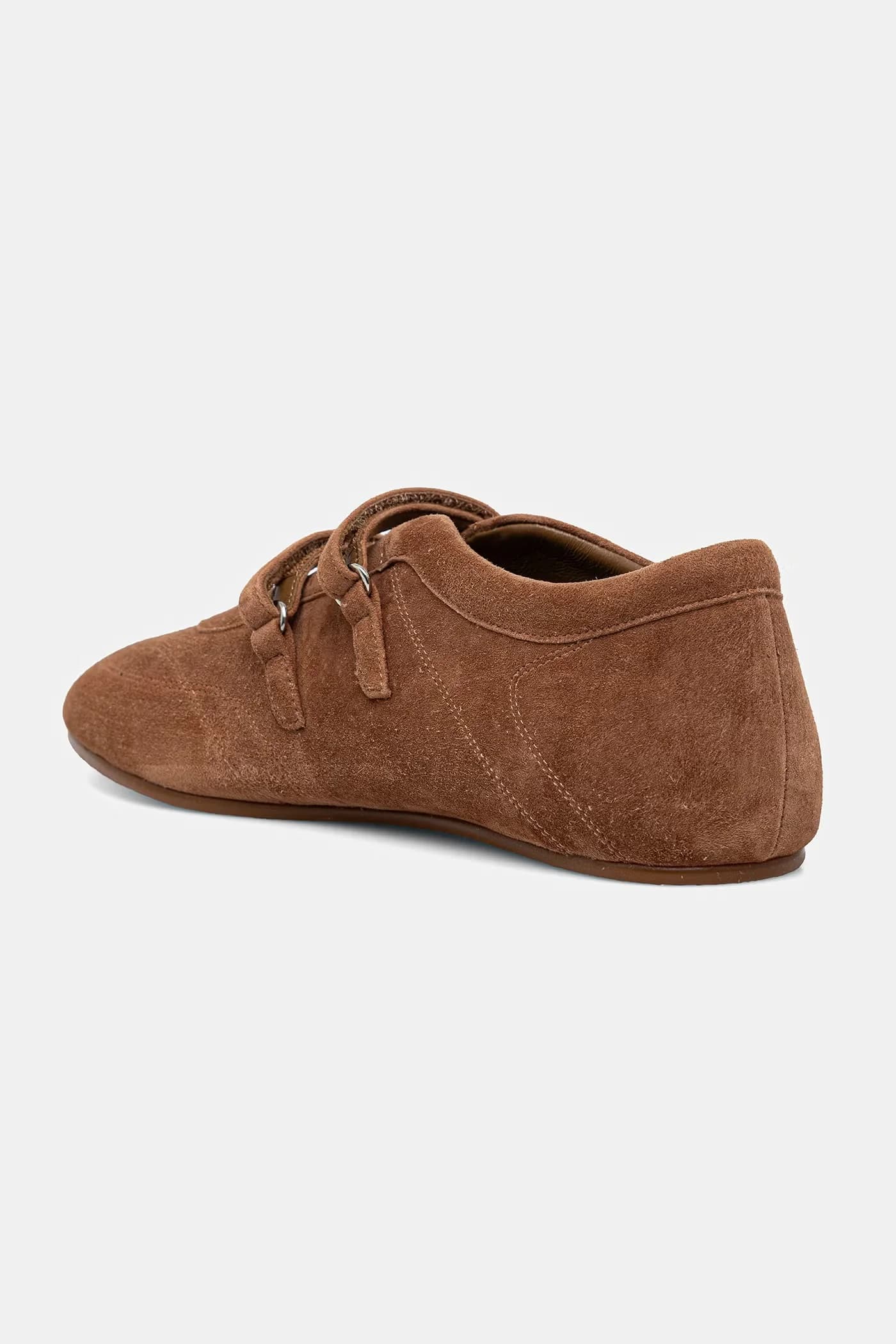 Замшевые балетки - фото 3