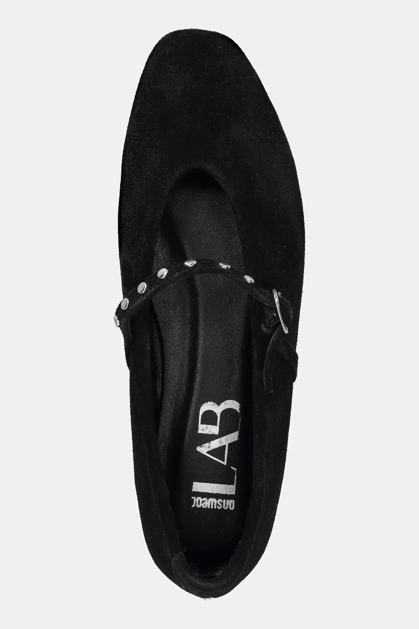 Замшевые балетки - фото 5