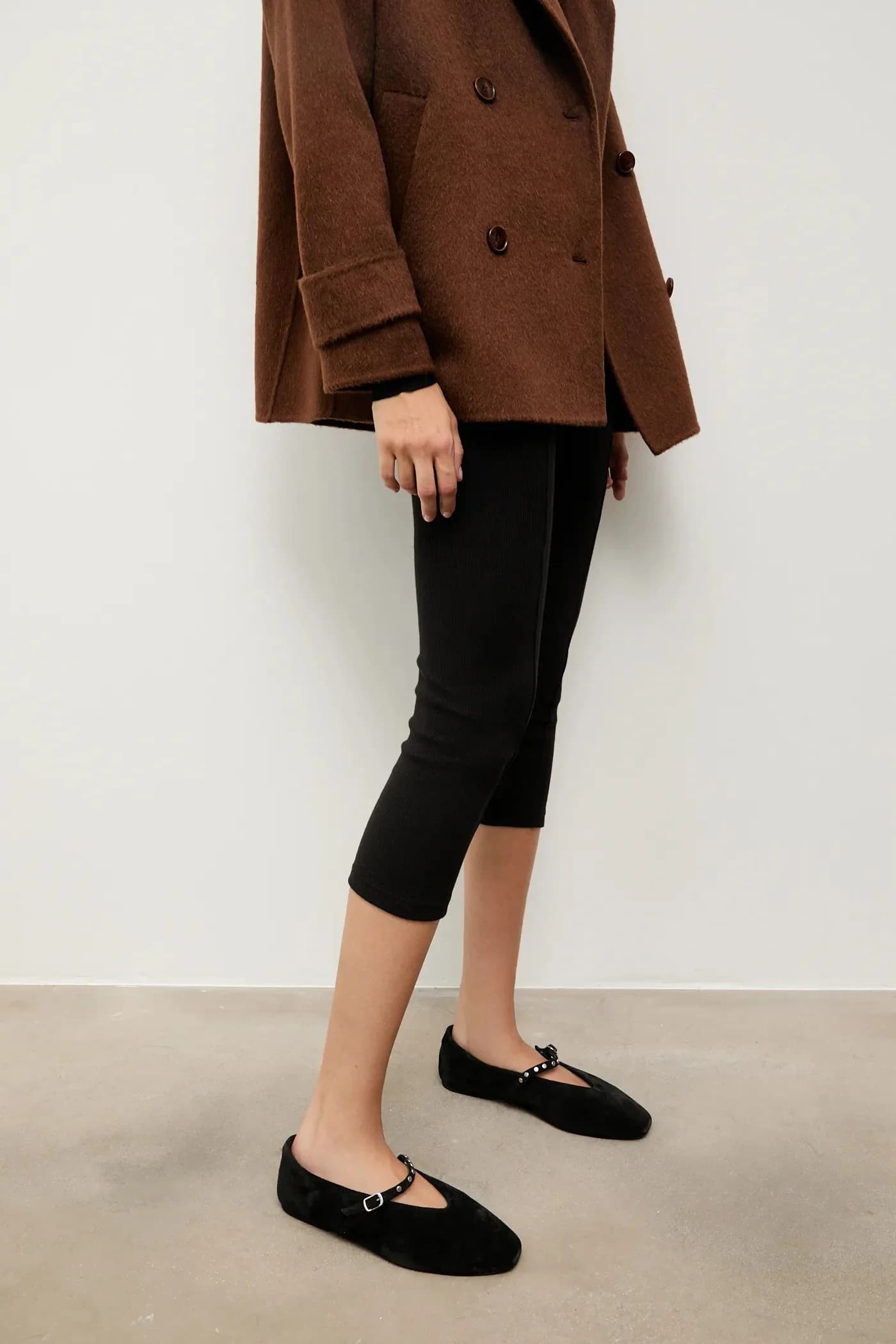 Замшевые балетки - фото 7