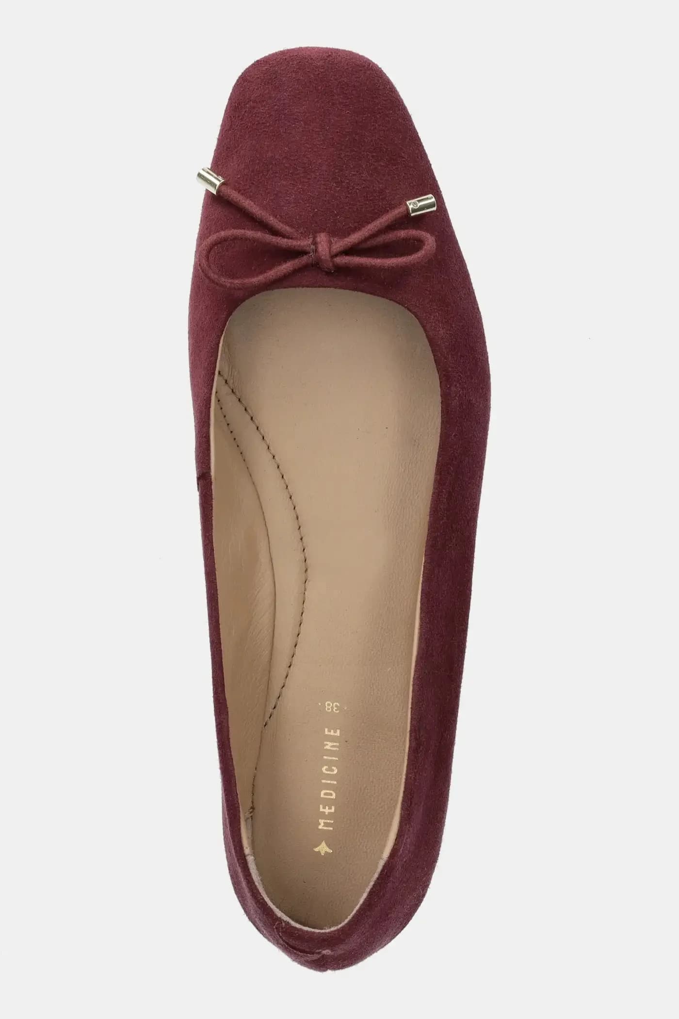 Замшевые балетки - фото 5