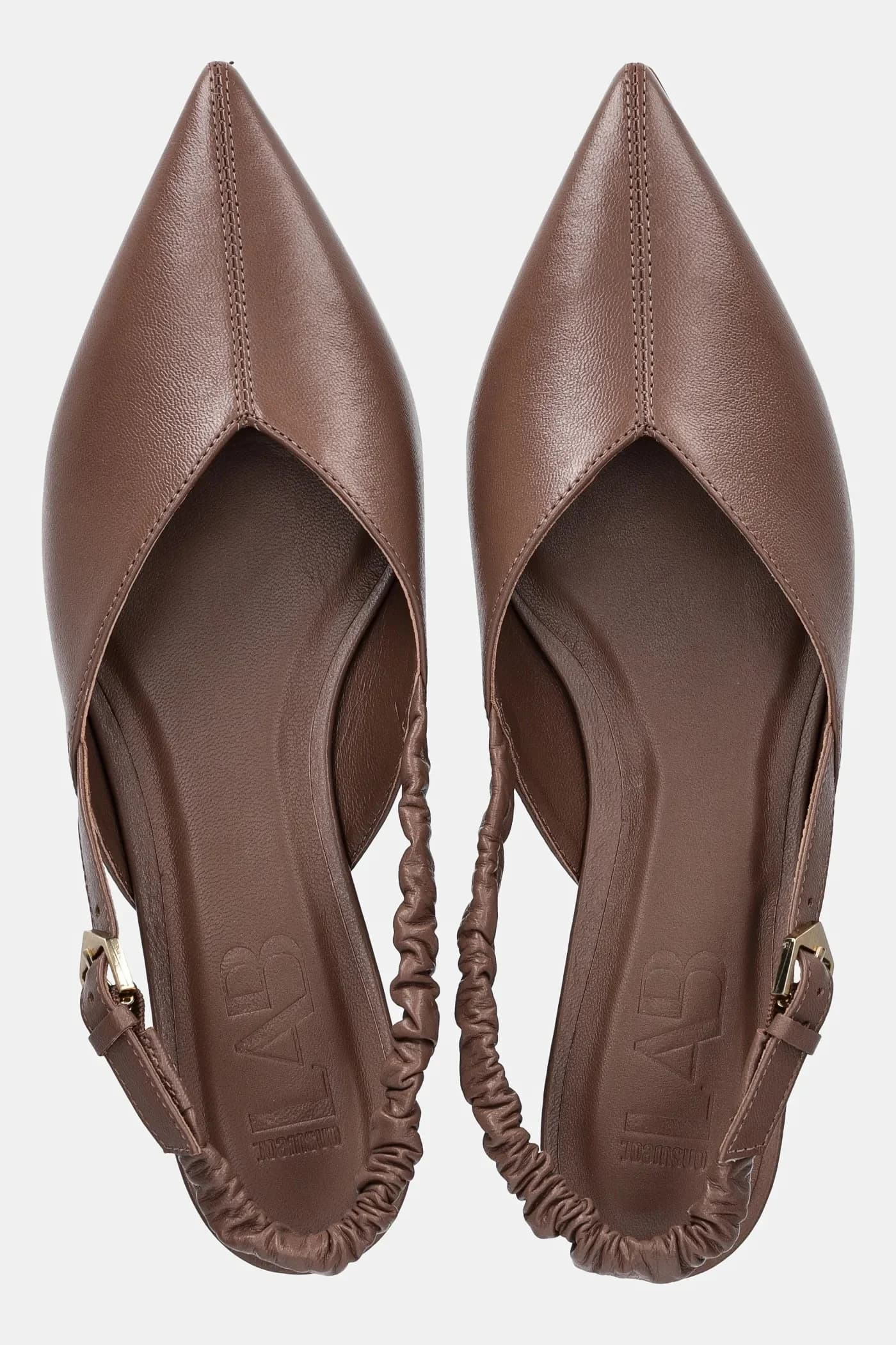 Кожаные балетки - фото 5