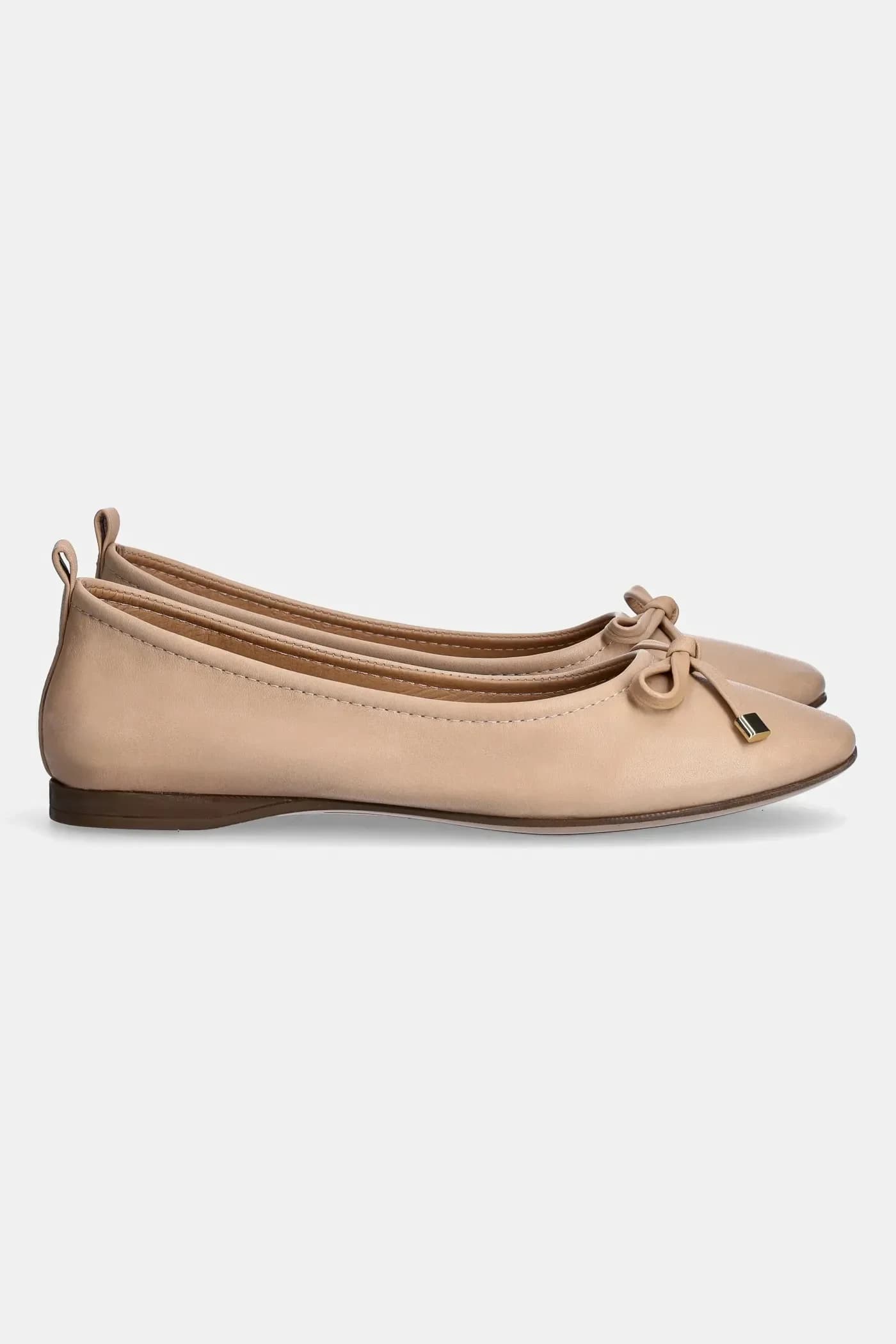 Кожаные балетки - фото 3