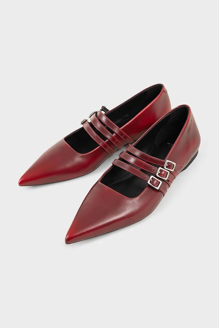 Кожаные балетки HERMINE - фото 3