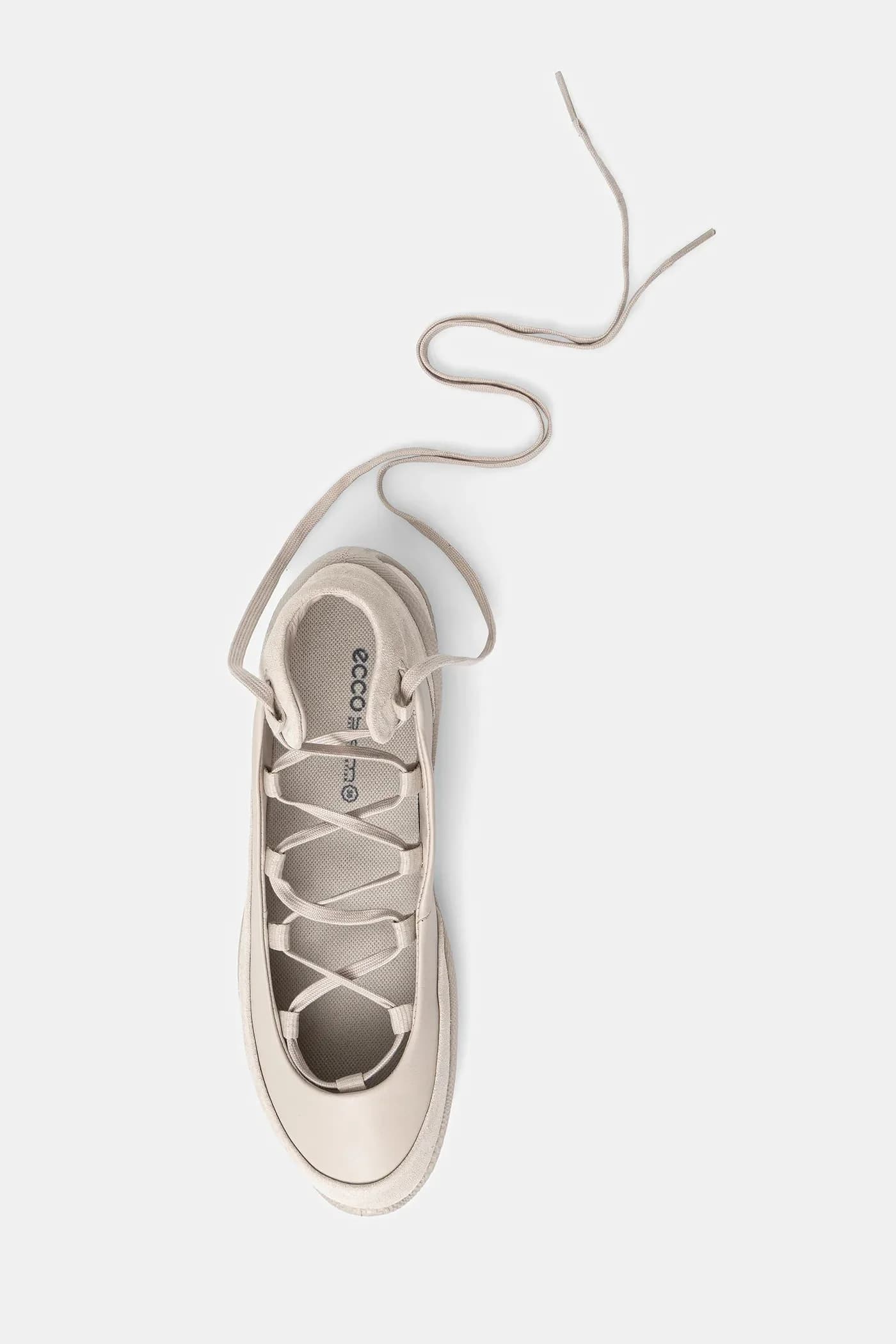 Кожаные балетки BIOM Lite на шнуровке - фото 5