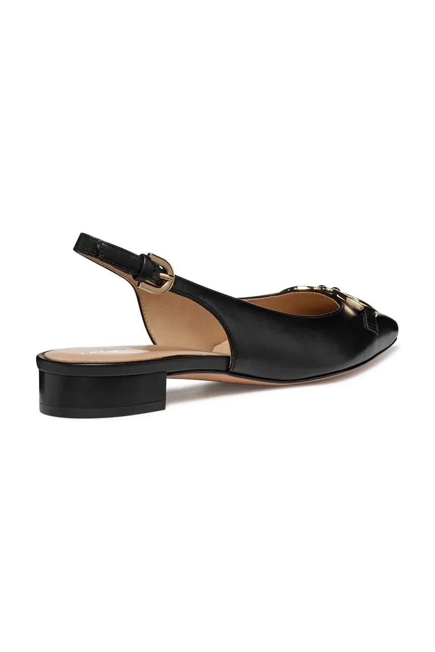 Кожаные балетки D GISELDA15 - фото 3