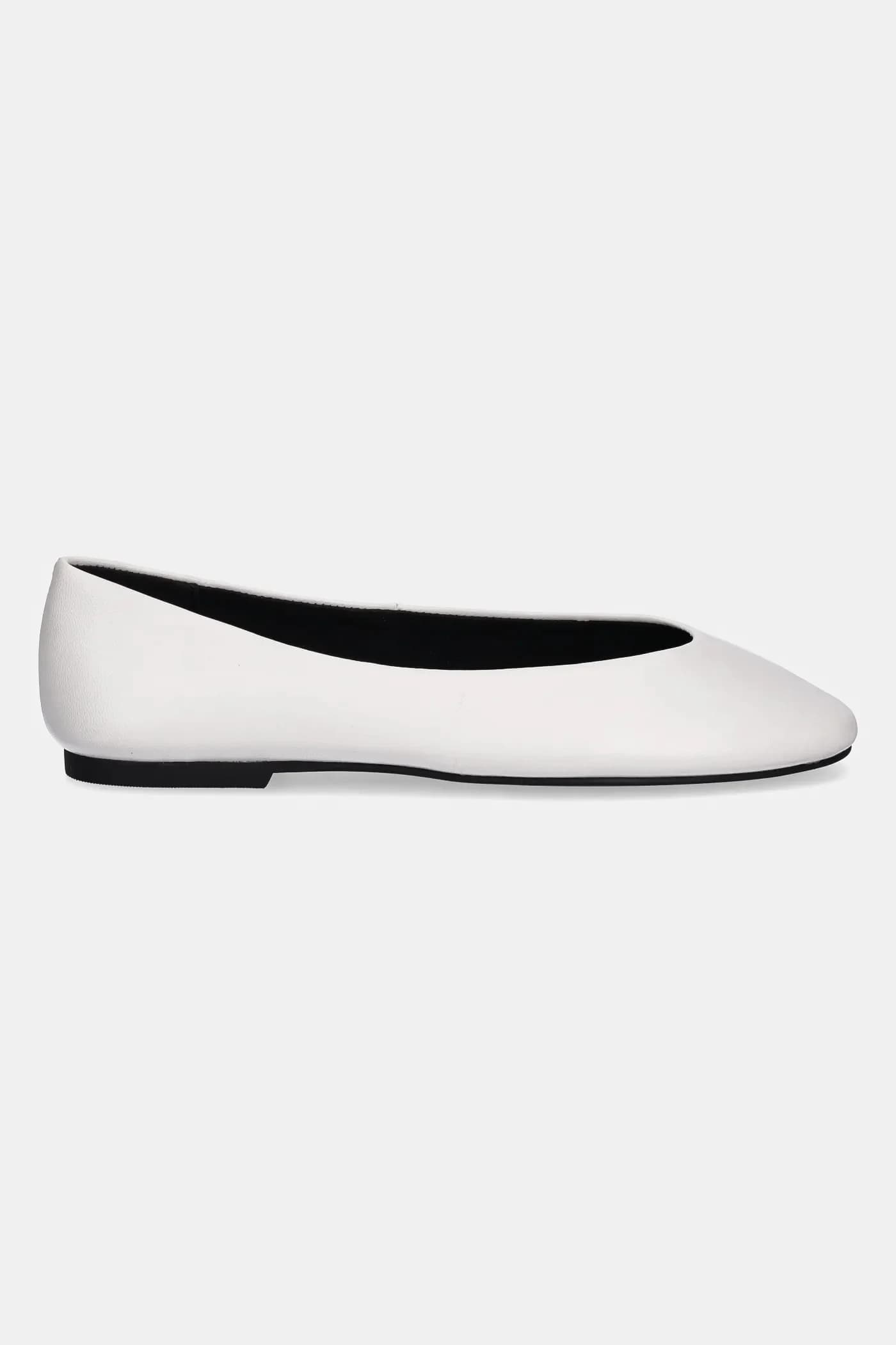 Кожаные балетки с вытачками - фото 2