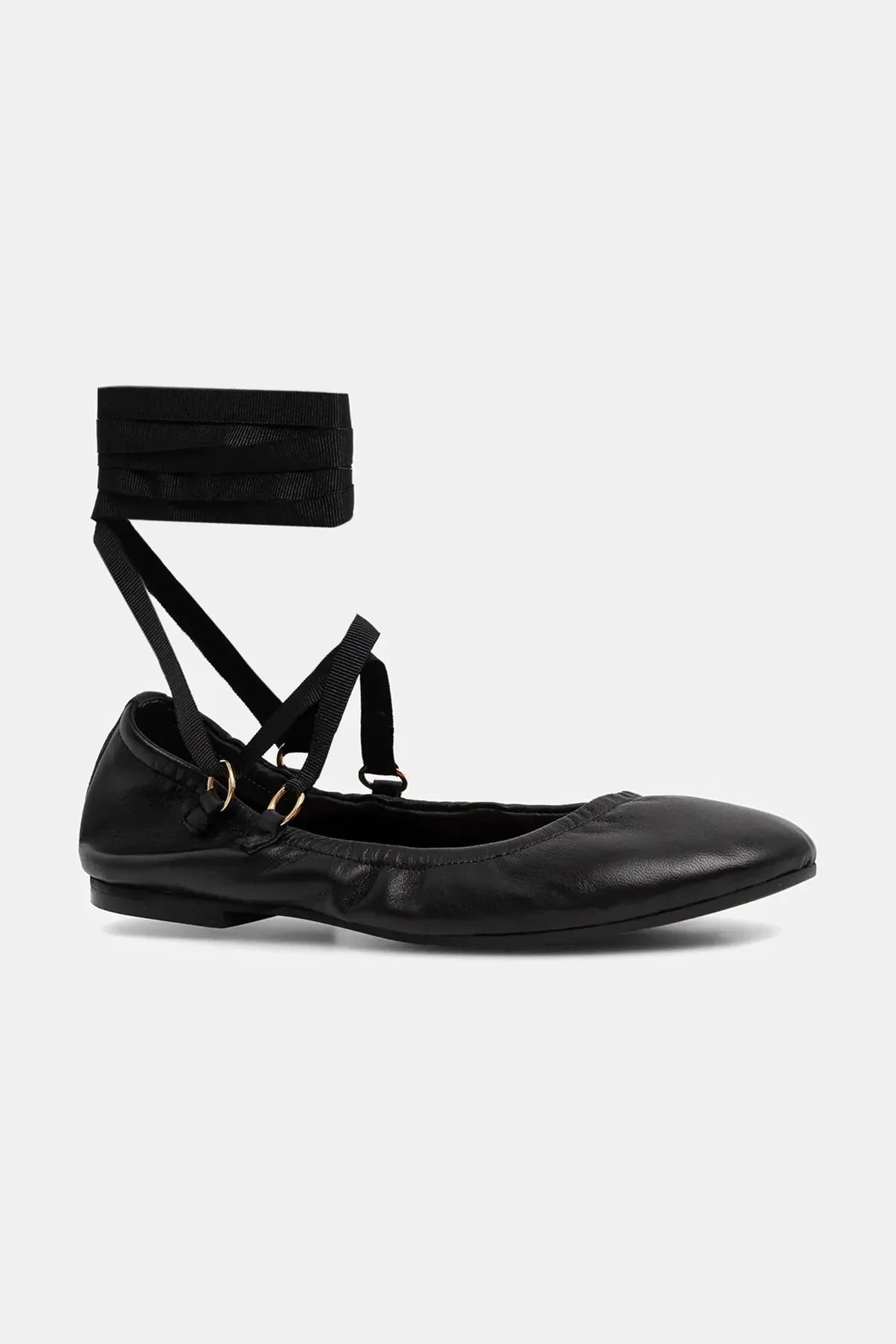 Кожаные балетки DESIREUSE CUIR