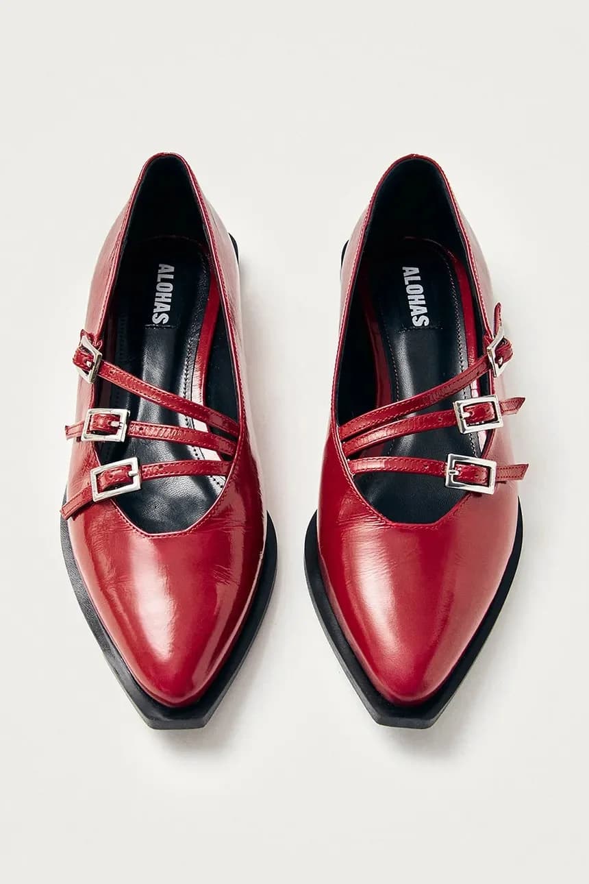 Кожаные балетки Jive - фото 3