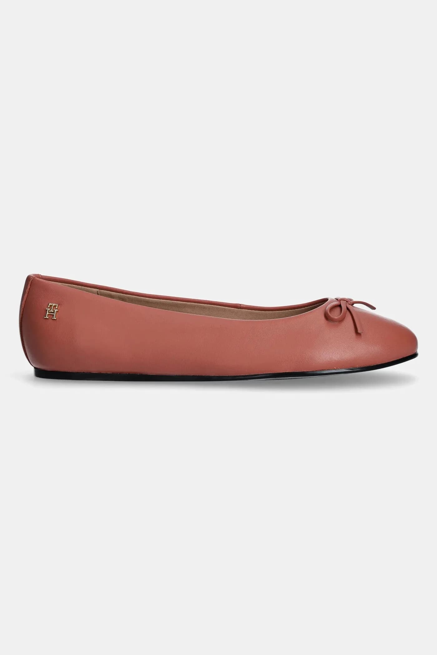 Кожаные балетки BALLERINA LEATHER FLAT BOW - фото 2