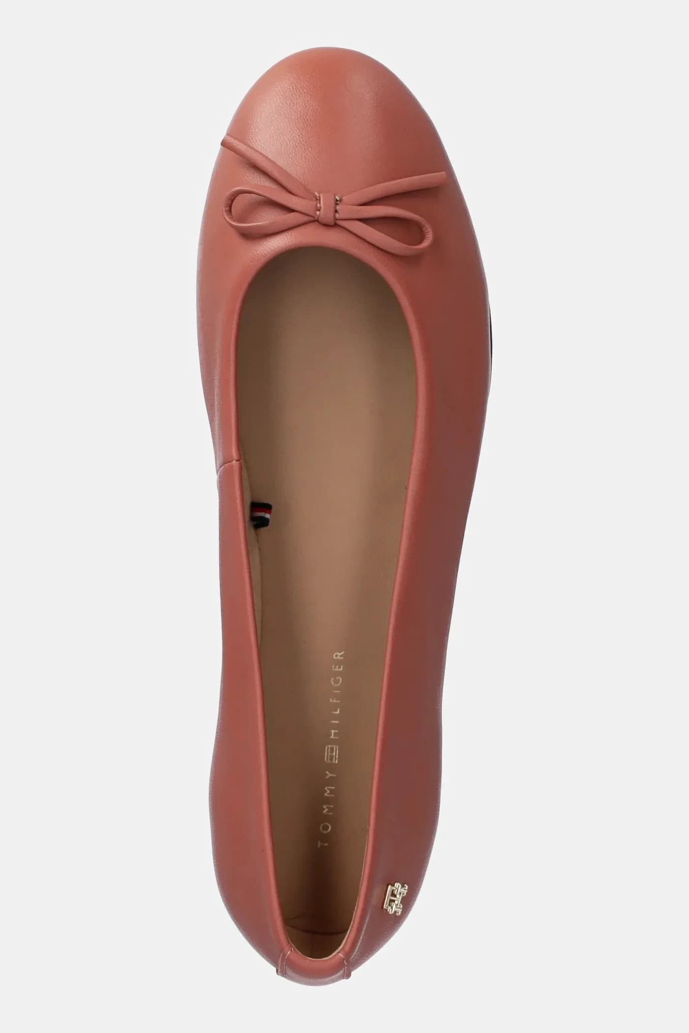 Кожаные балетки BALLERINA LEATHER FLAT BOW - фото 4