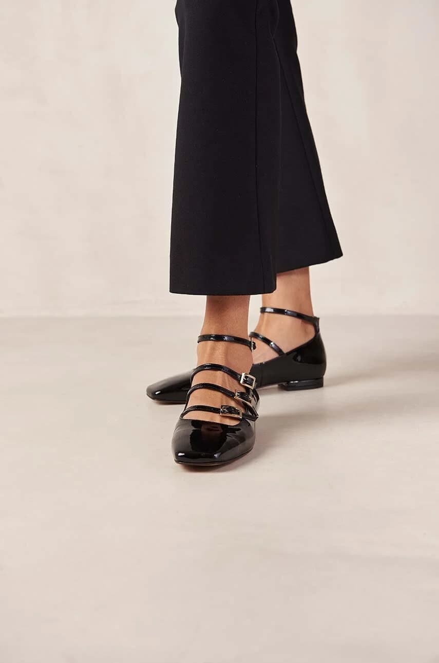 кожаные балетки Luke - фото 6