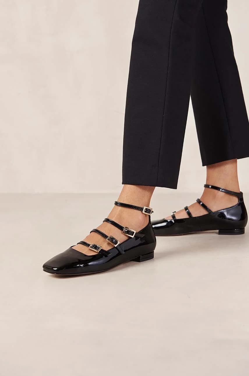 кожаные балетки Luke - фото 7