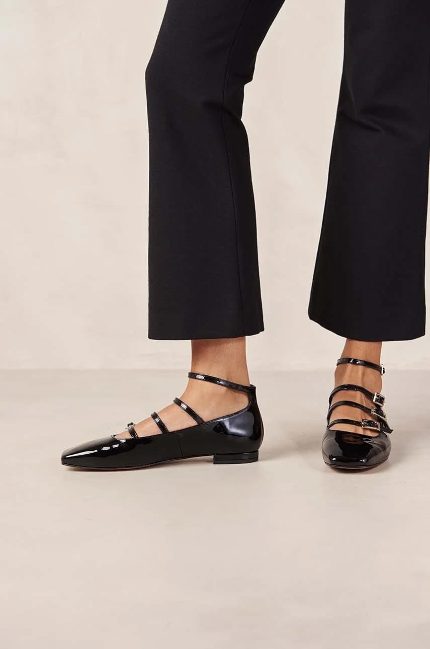 кожаные балетки Luke - фото 8