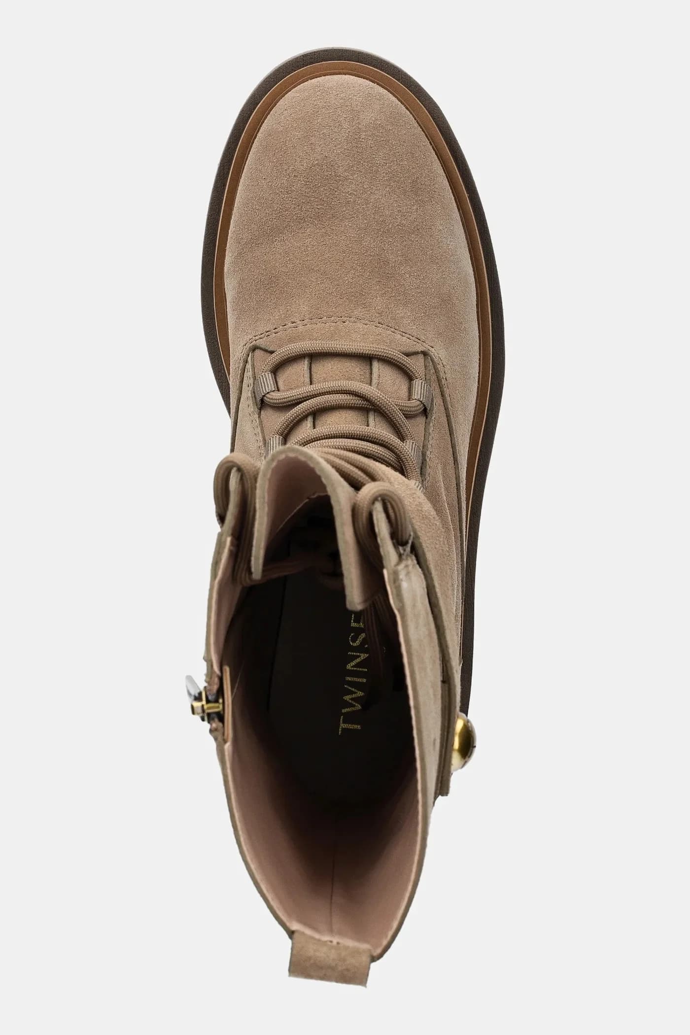 Замшевые ботильоны - фото 4