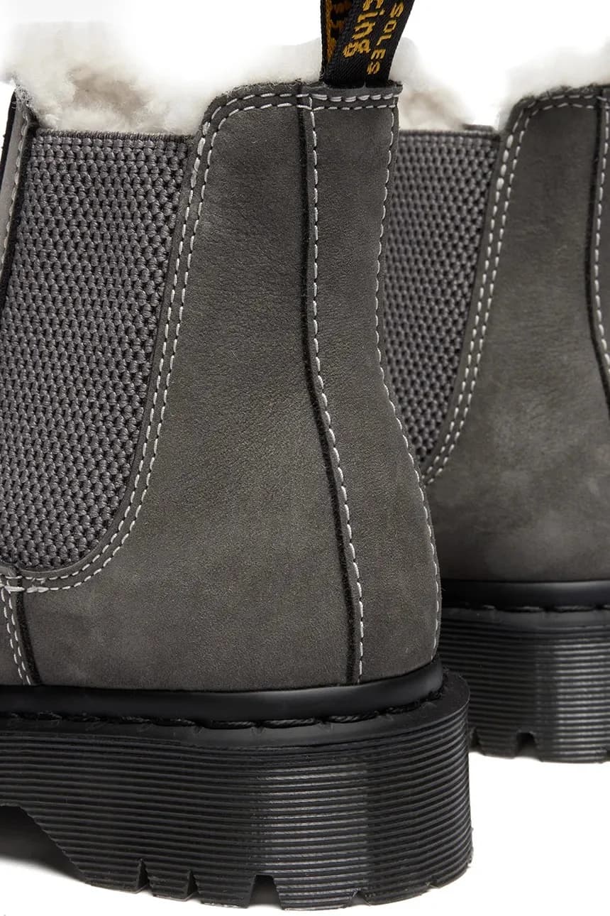 2976 Bex Замшевые ботинки челси на меховой подкладке - фото 4