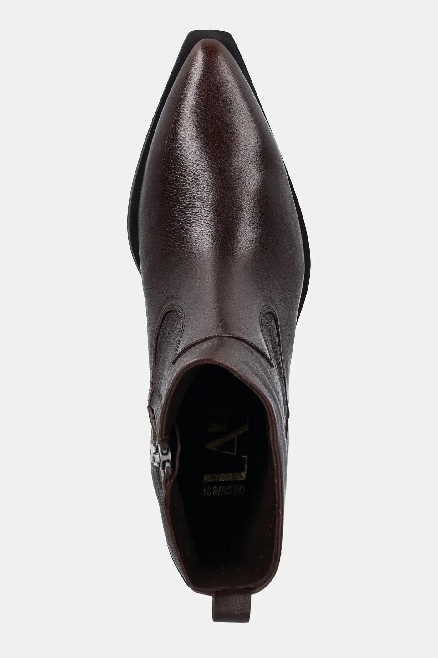 Кожаные ботильоны - фото 5