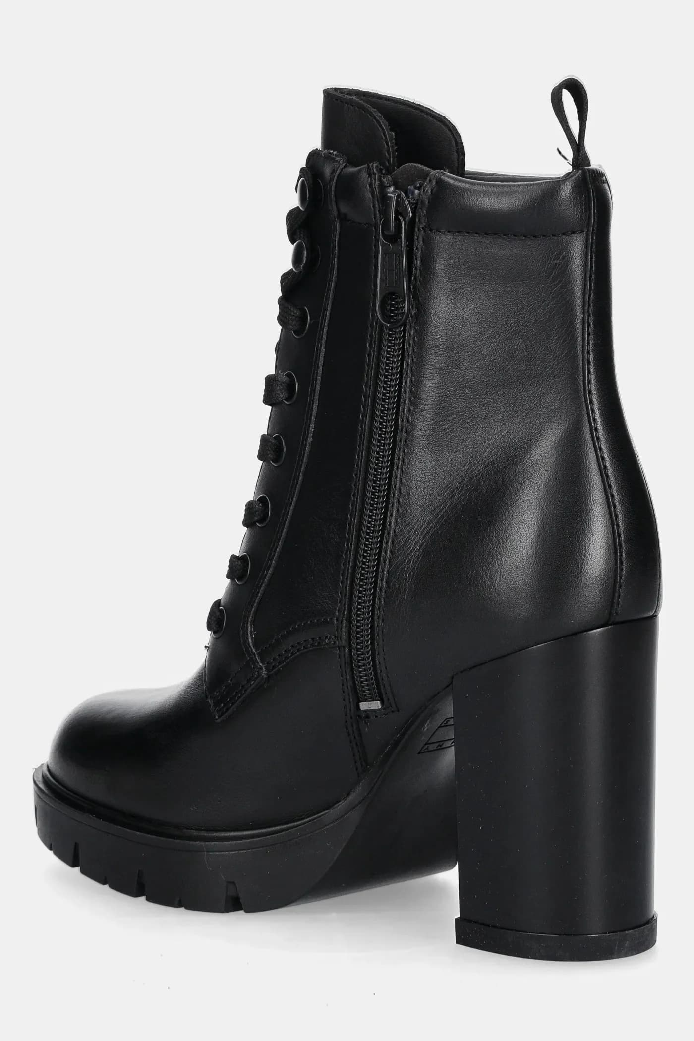 Кожаные ботильоны TJW HEEL LACE UP BOOT - фото 3