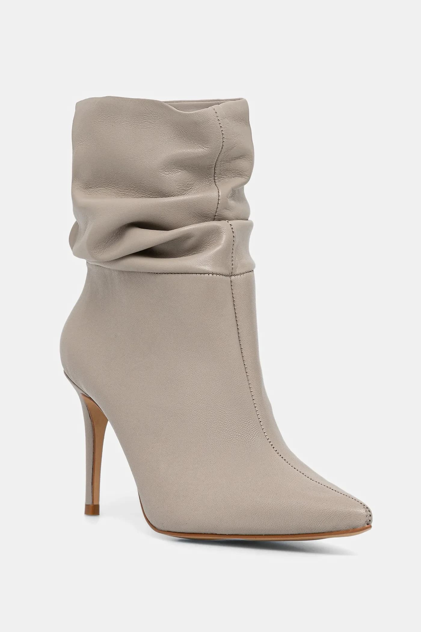 Кожаные ботильоны - фото 2