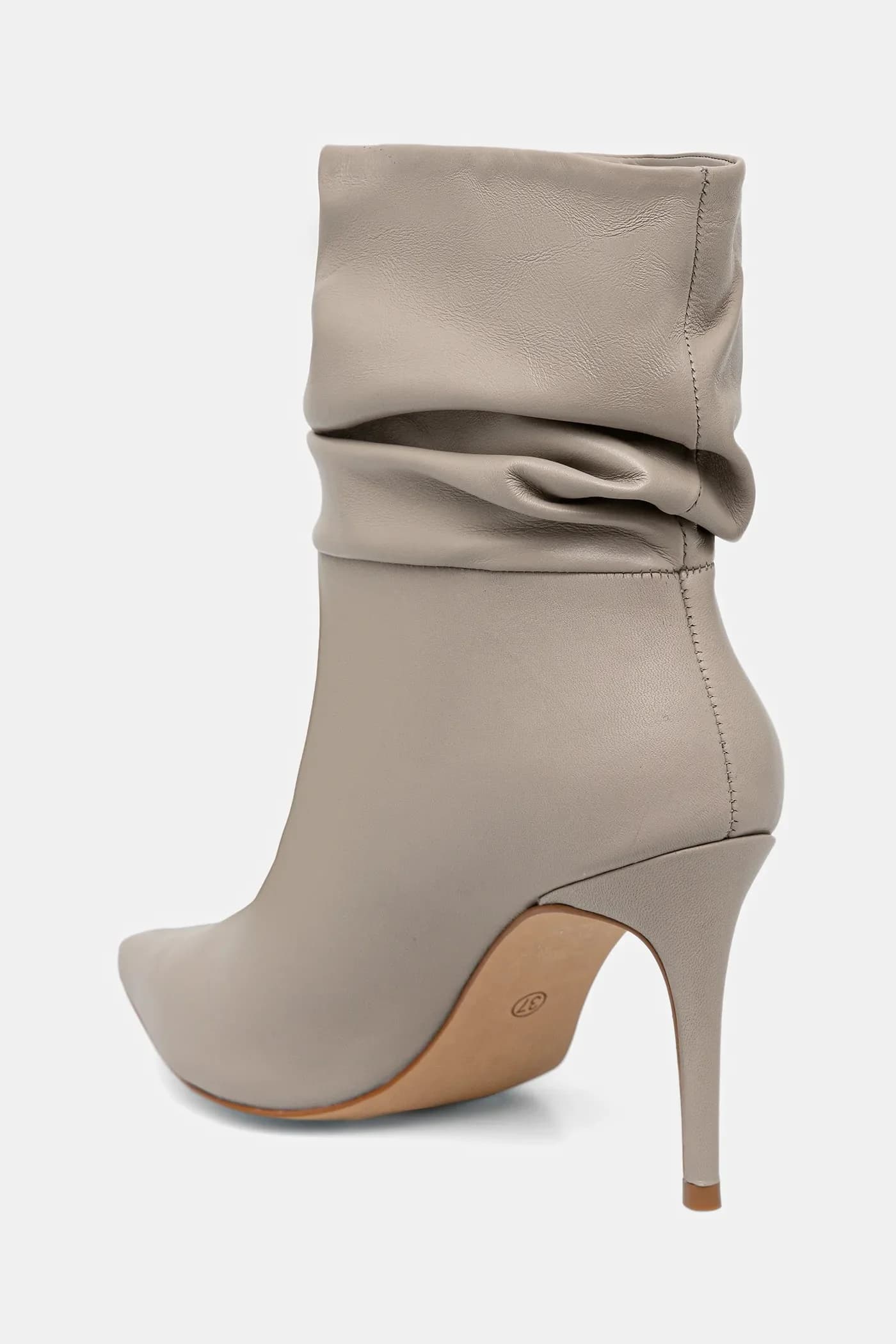 Кожаные ботильоны - фото 4