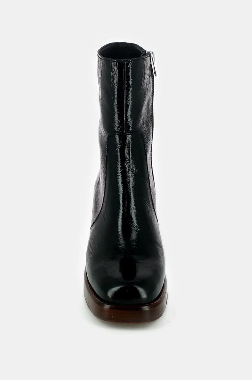 Кожаные ботильоны BRIGAND CUIR BRILLANT - фото 3