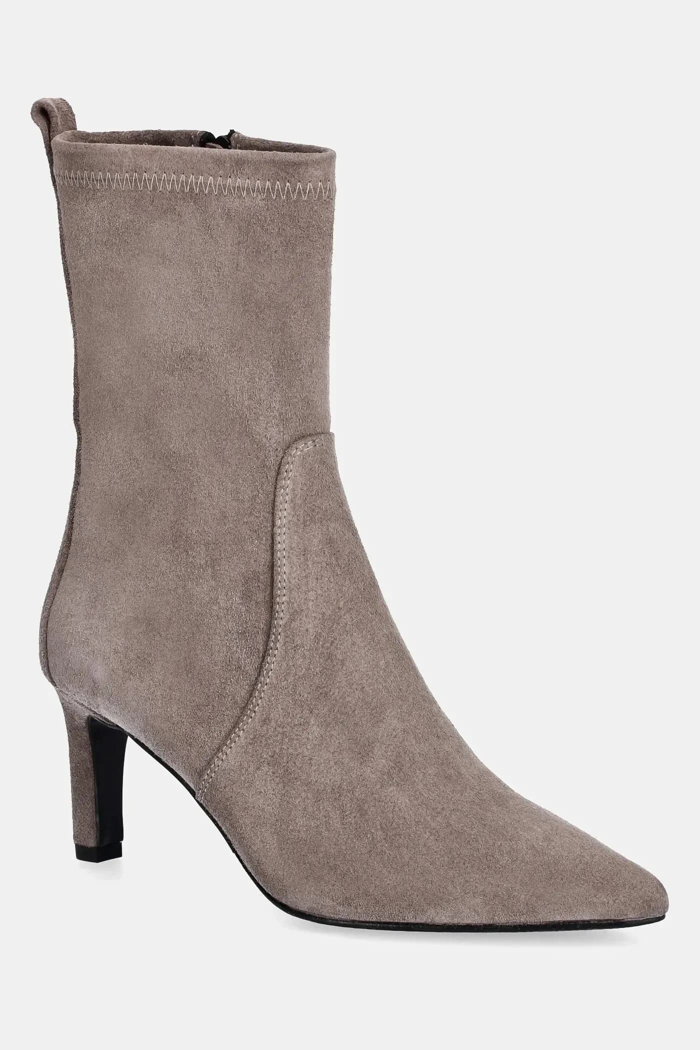 Замшевые ботильоны - фото 2