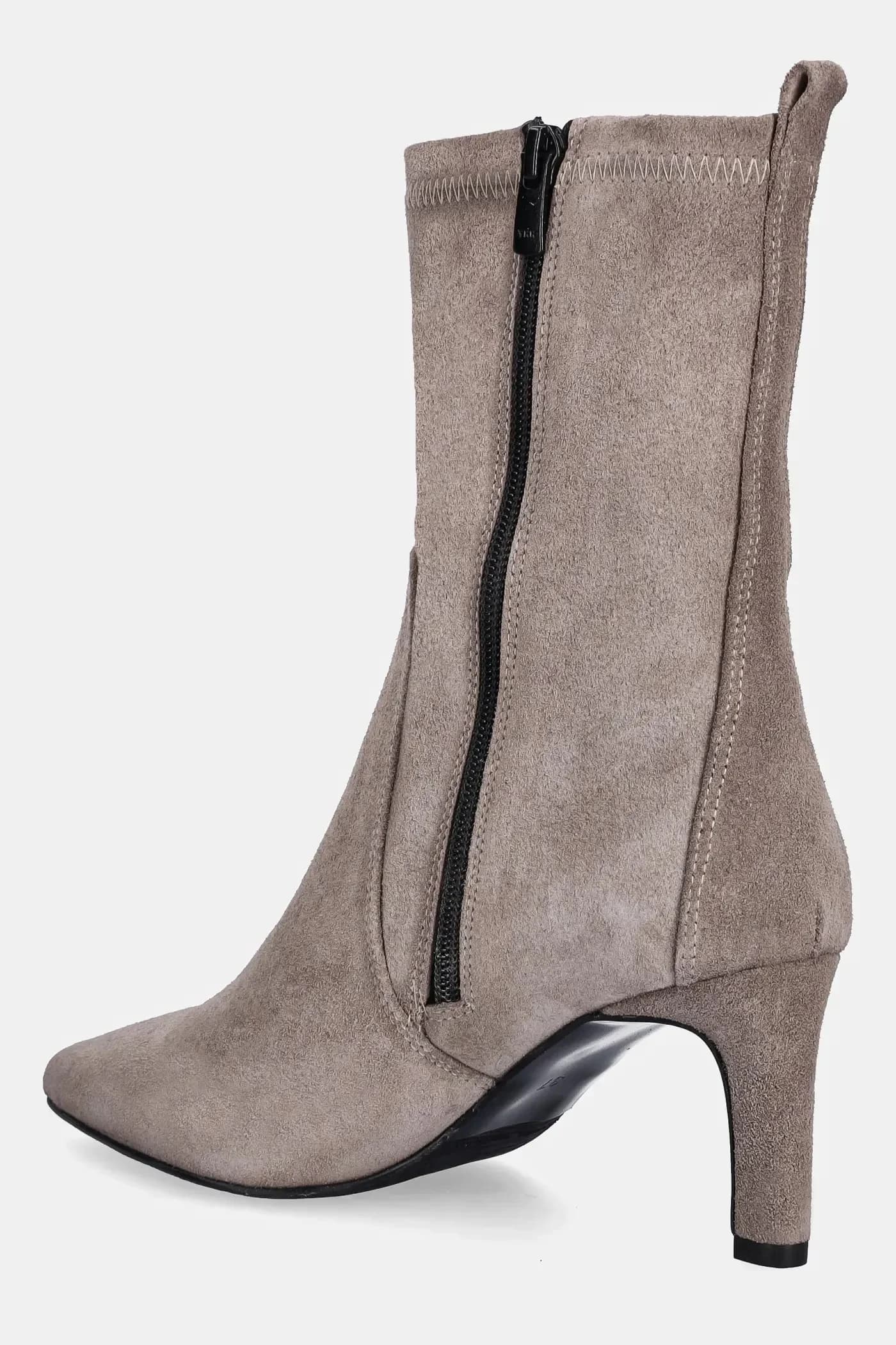 Замшевые ботильоны - фото 4