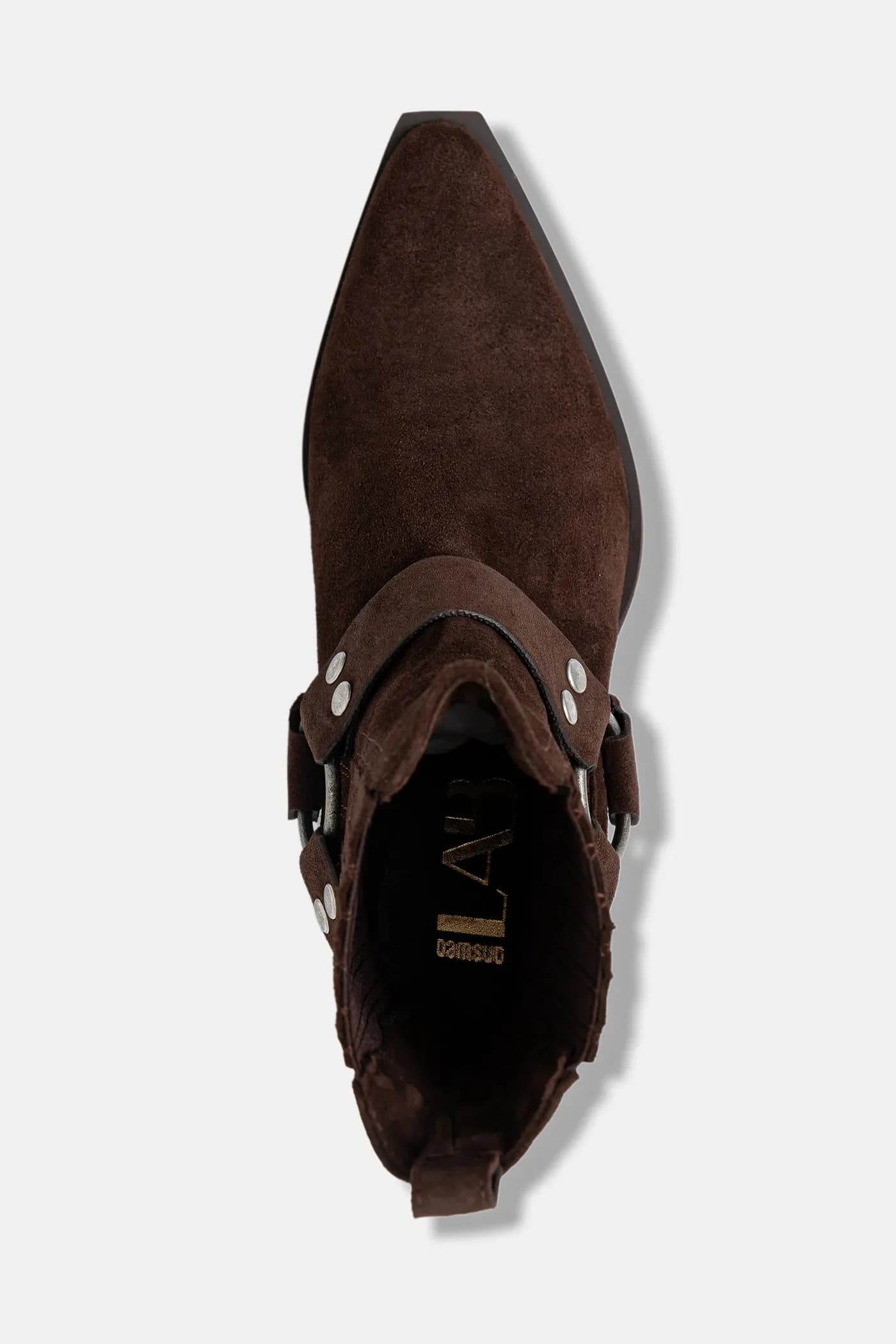 Замшевые ботинки челси - фото 5